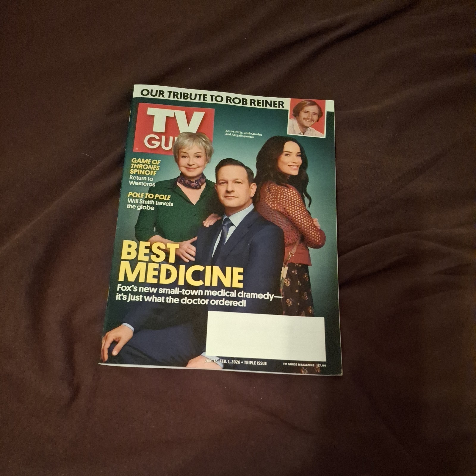 TV Guide Magazine Jan January 12 Feb 1 2026 ROB REINER Tribute The Traitors NEW