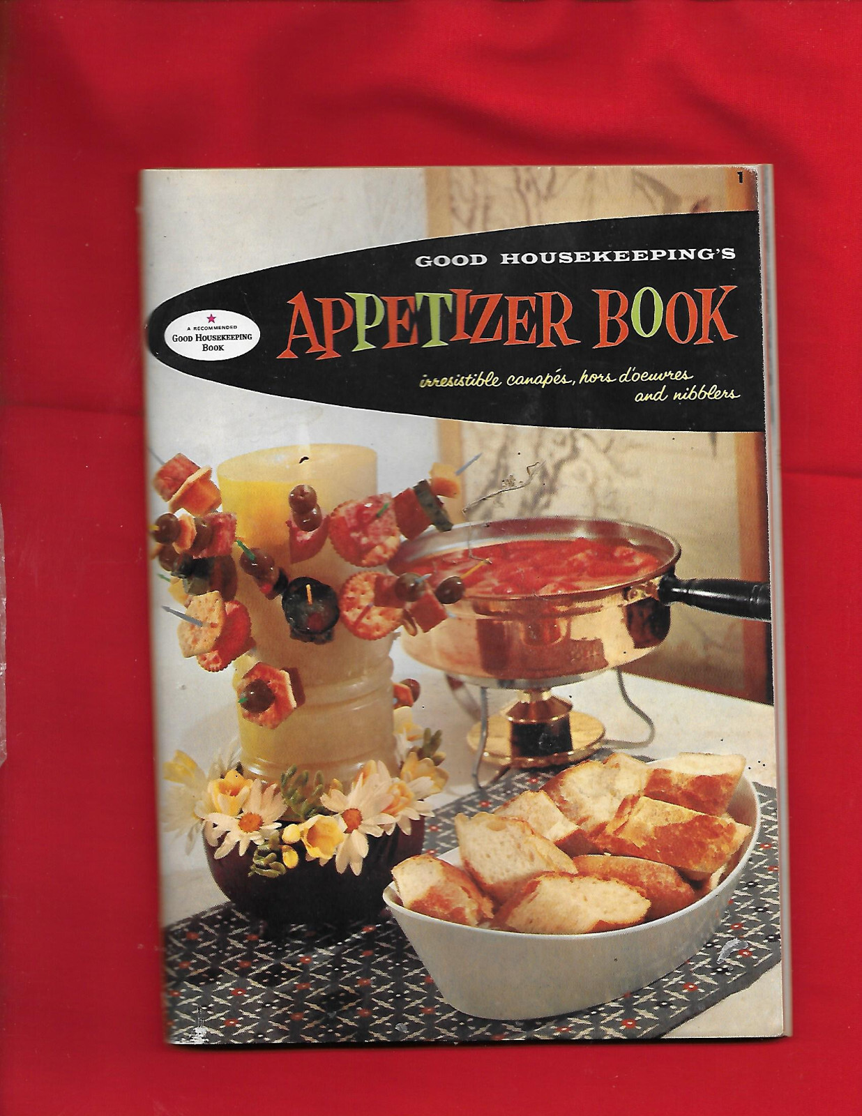 Good Housekeeping’s Appetizer Book (1958 Trade PB) 68 pages {Cookbook}