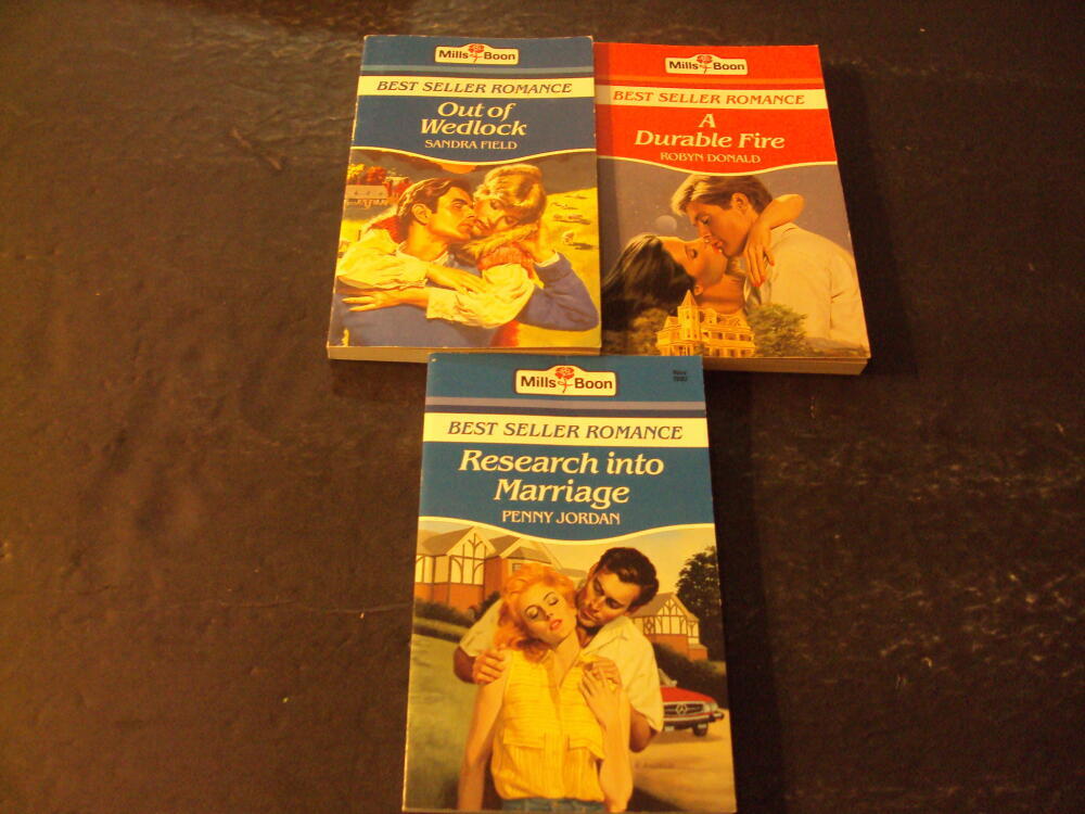 3 Mills Boon Romance Novels Check Listing for Additional Information ID:86005