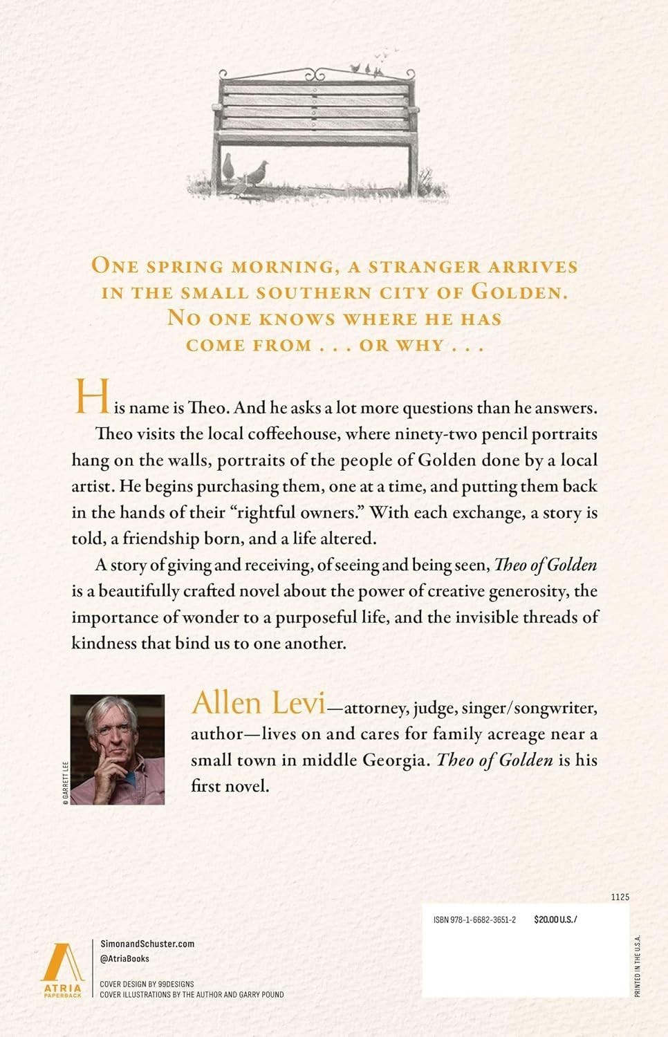 Theo of Golden: A Novel by Allen Levi | #1 NYT Bestseller