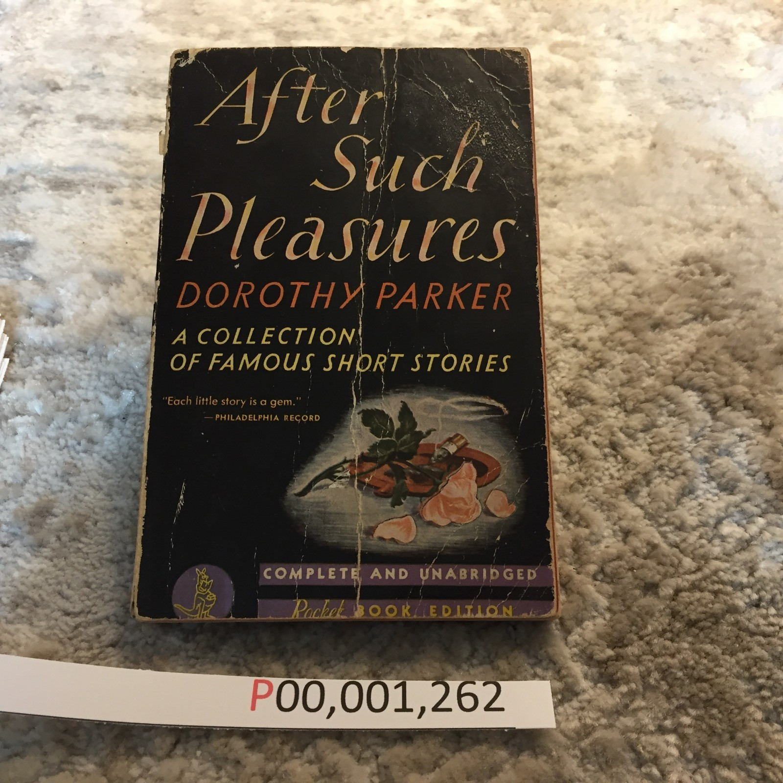 After Such Pleasures Romance Anthologies Paperback Book Dorothy Parker 1940