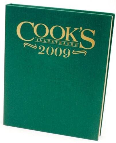 Cook’s Illustrated 2009 (Cook’s Illustrated Annuals) – Hardcover – VERY GOOD