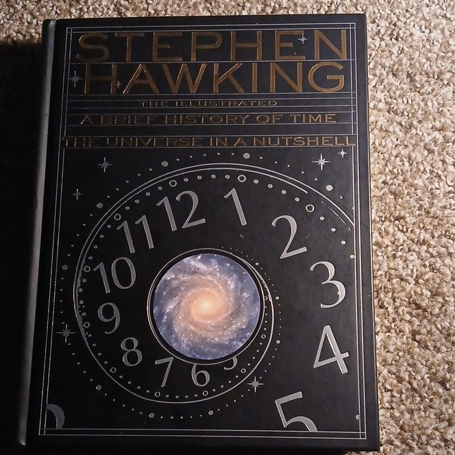 Stephen Hawking Illustrated Brief History of Time/Universe Nutshell Hardcover B…