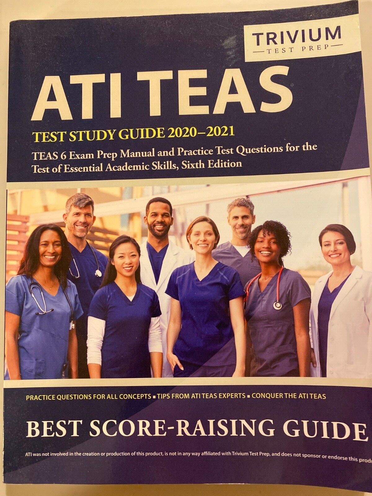 ATI Teas Test study Guide 2020-2021 Paperback – January 1, 2019