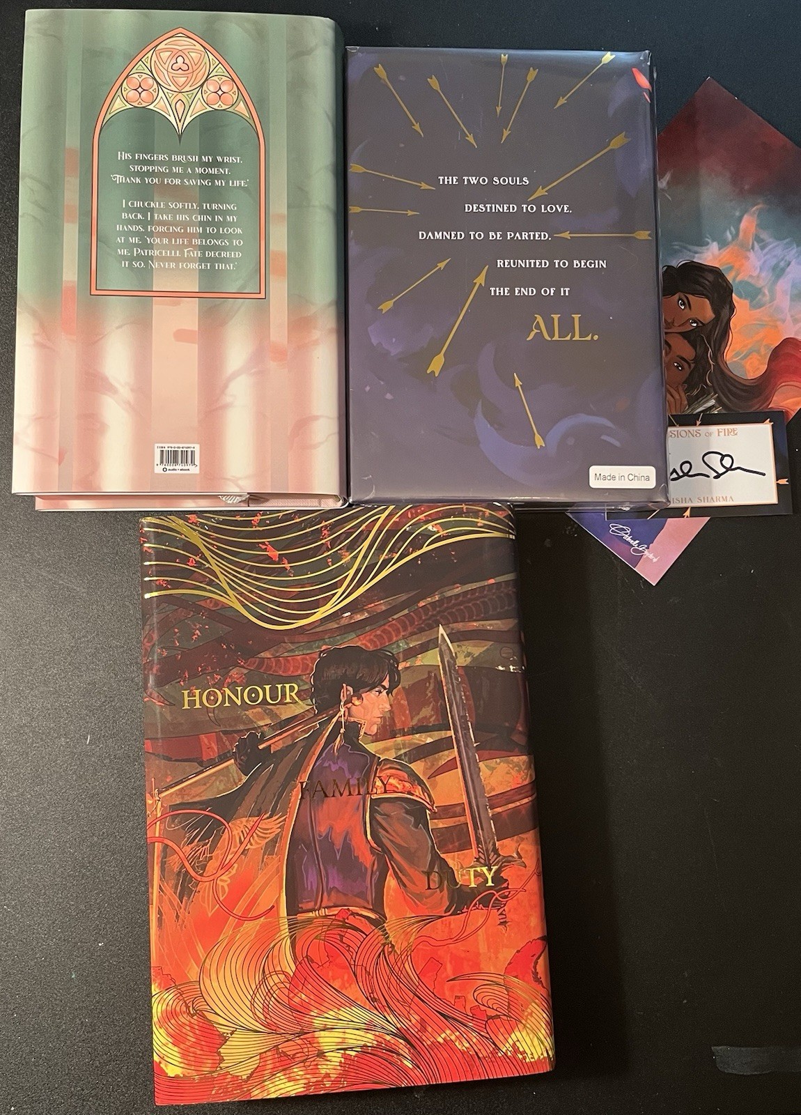 Mixed Lot Of 3 Special Edition Books Forbidden Wing Faecrate Acrylipics
