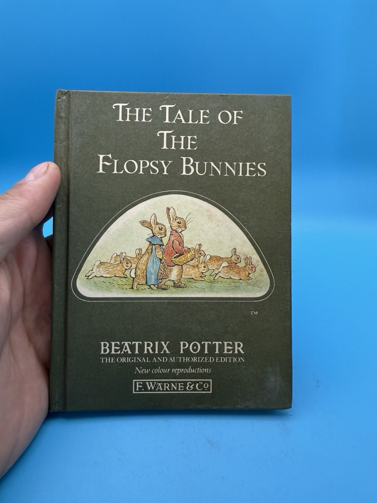 Beatrix Potter Flopsy Bunnies Hardcover Book F Warne Vintage Childrens