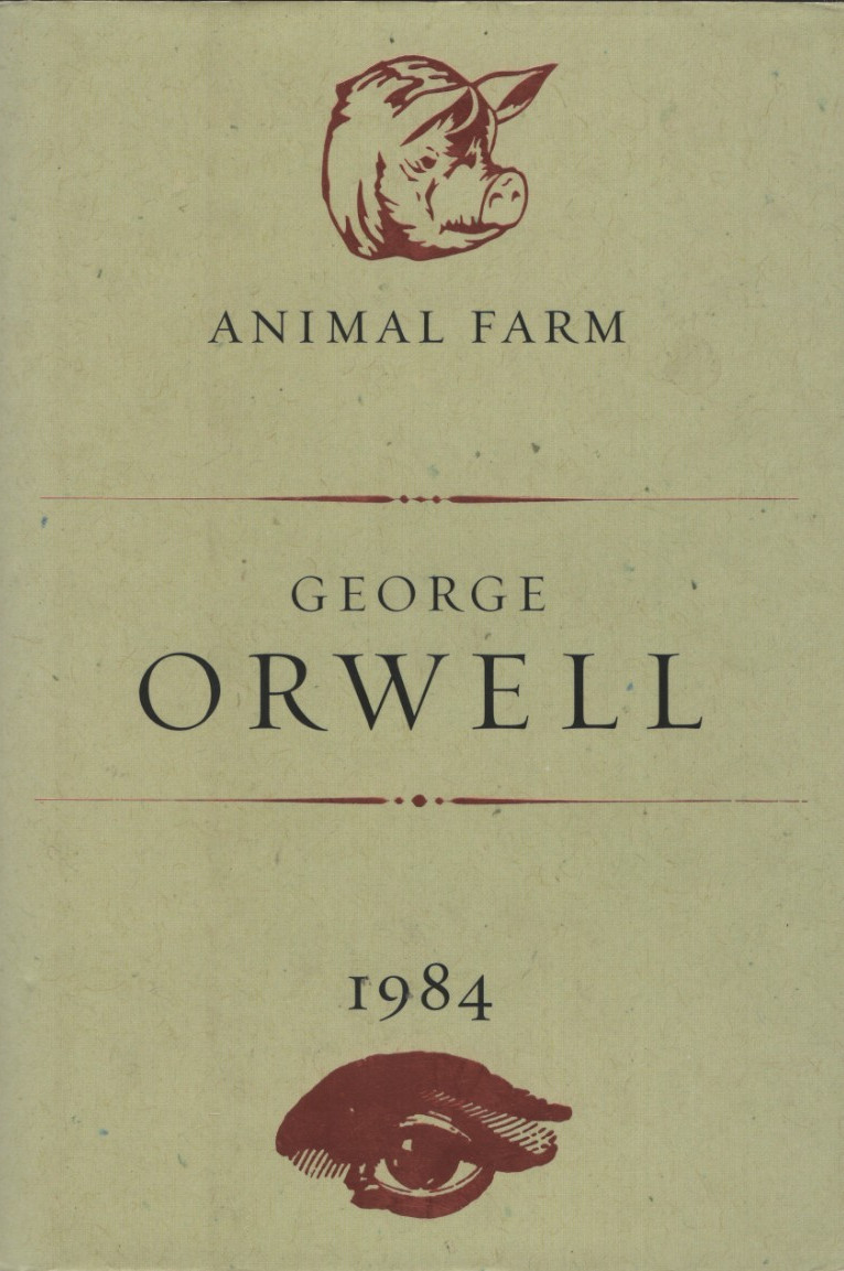 Animal Farm & 1984 George Orwell hard back with dustjacket Harcourt 2003 new/new