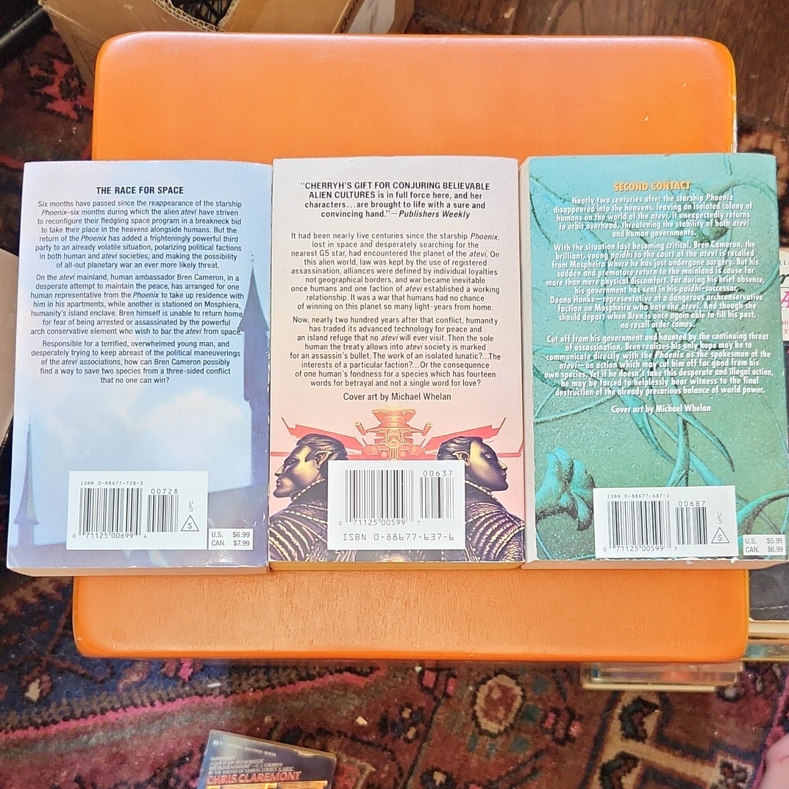 C.J. Cherryh Foreigner Series Foreigner / Invader / Inheritor Paperback Set