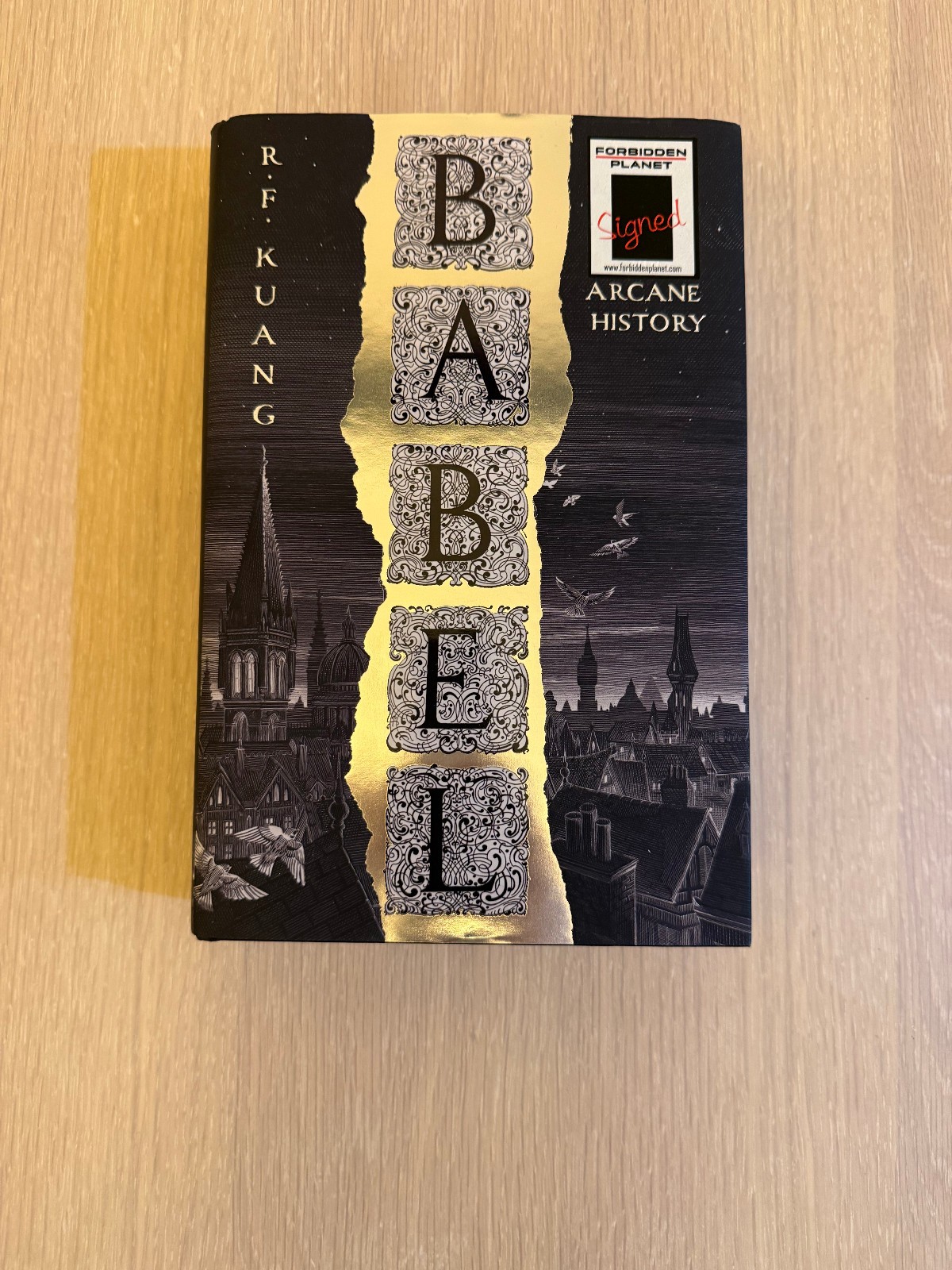 RARE FIRST EDITION R.F. Kuang Babel Forbidden Planet Signed Book Hardcover