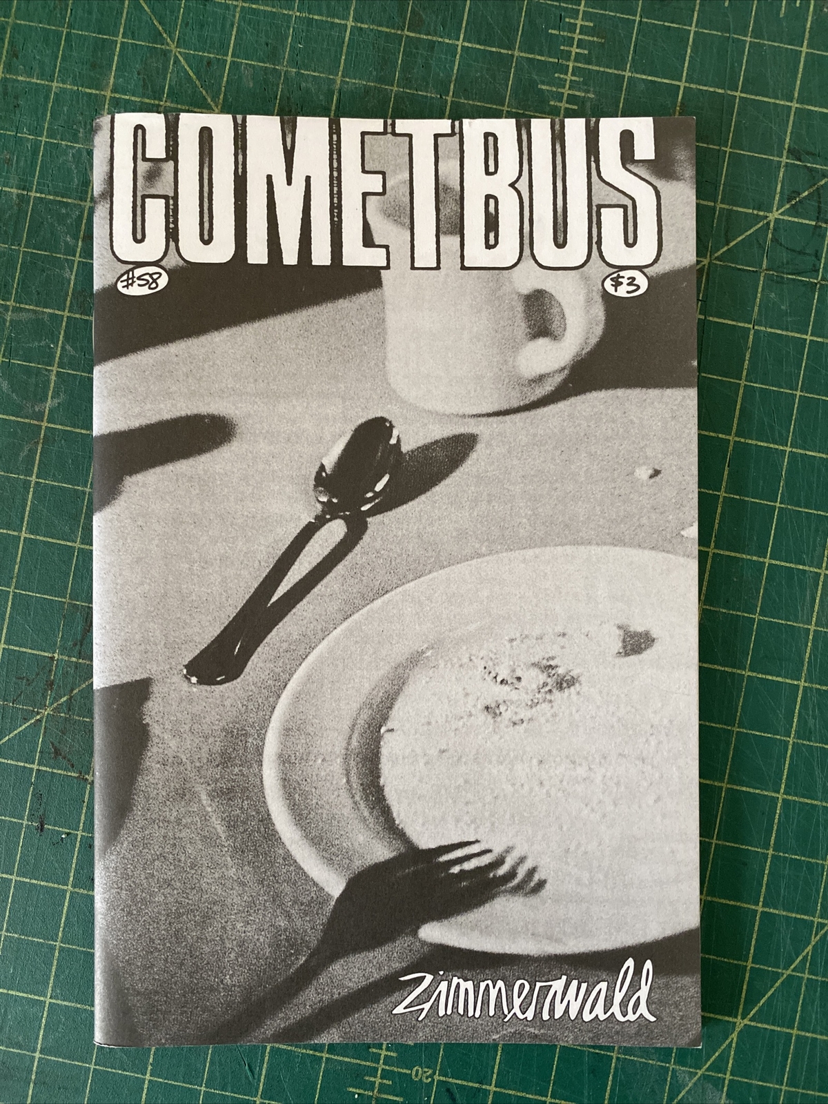 COMETBUS #58 Zimmerwald zine FANZINE perzine SF CA PUNK ROCK 44 pages RTWWC htf