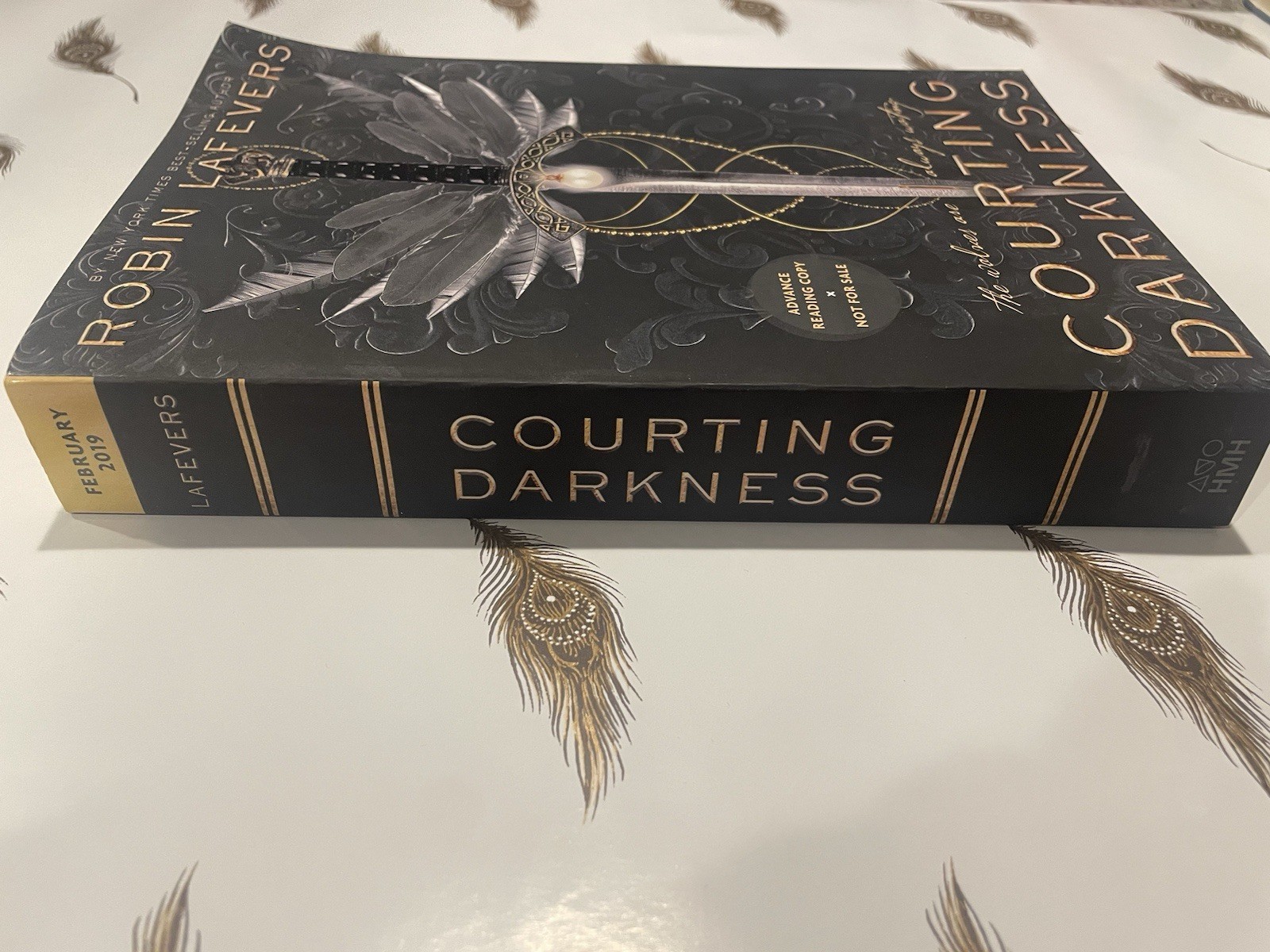 Advance Reader Copy Courting Darkness By Robin Lafevers -softcover