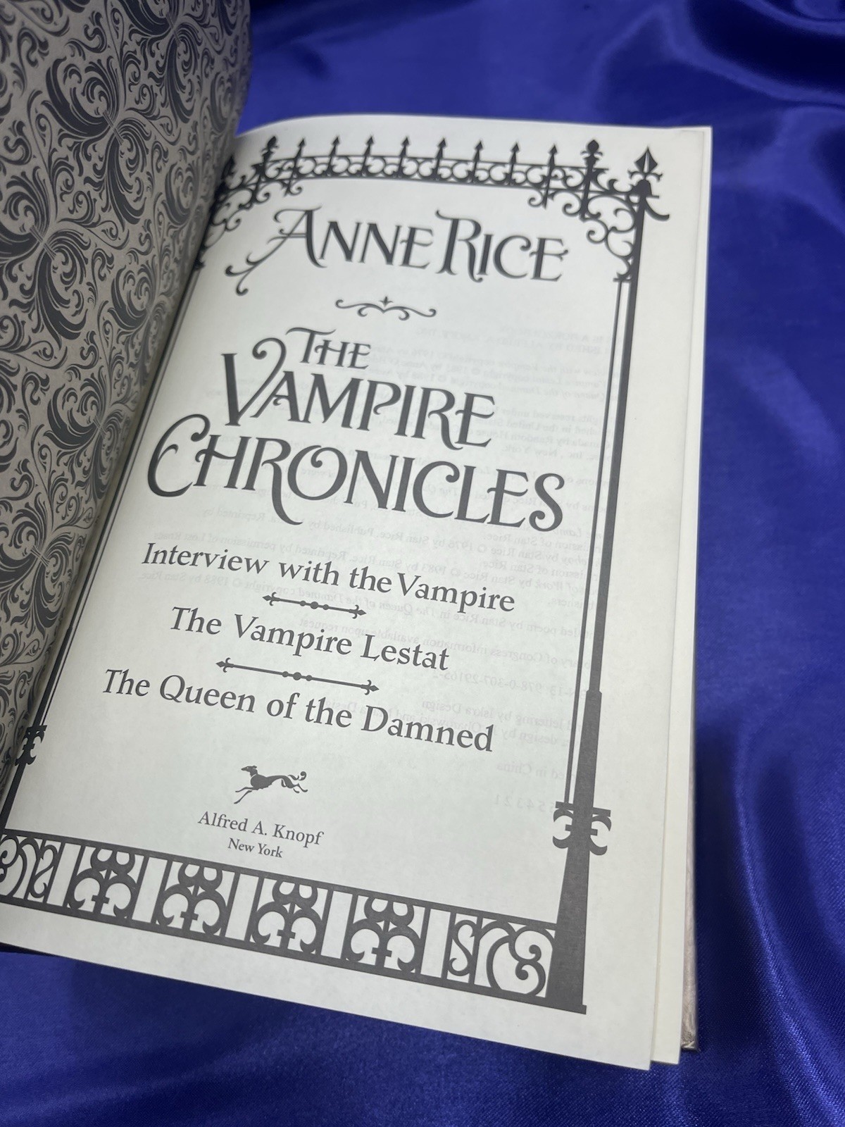 The Vampire Chronicles by Anne Rice – Leather Bound Barnes & Noble- Gold