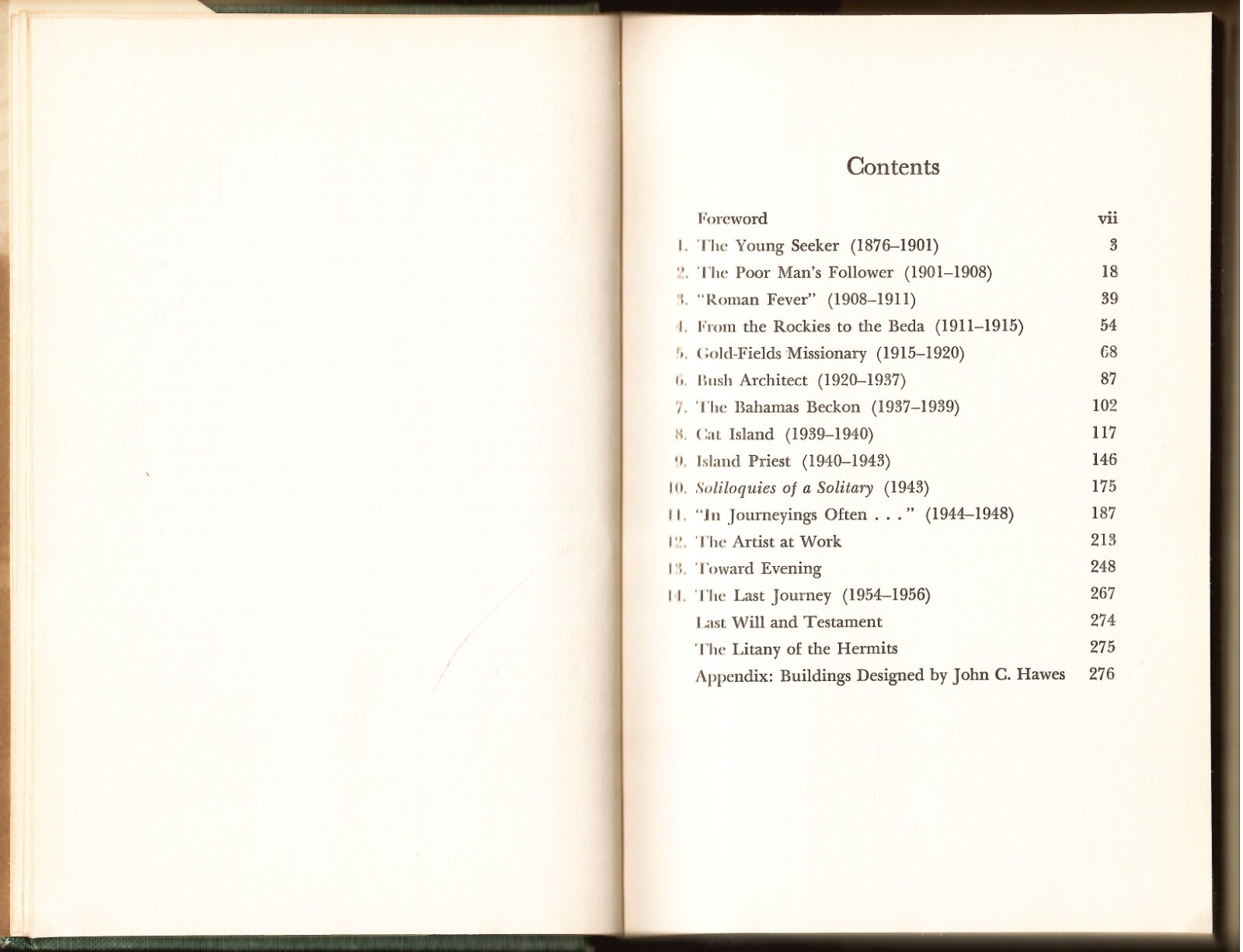 THE HERMIT OF CAT ISLAND Fra Jerome Hawes – Peter Anson (hc/dj) 1957 Priest Est