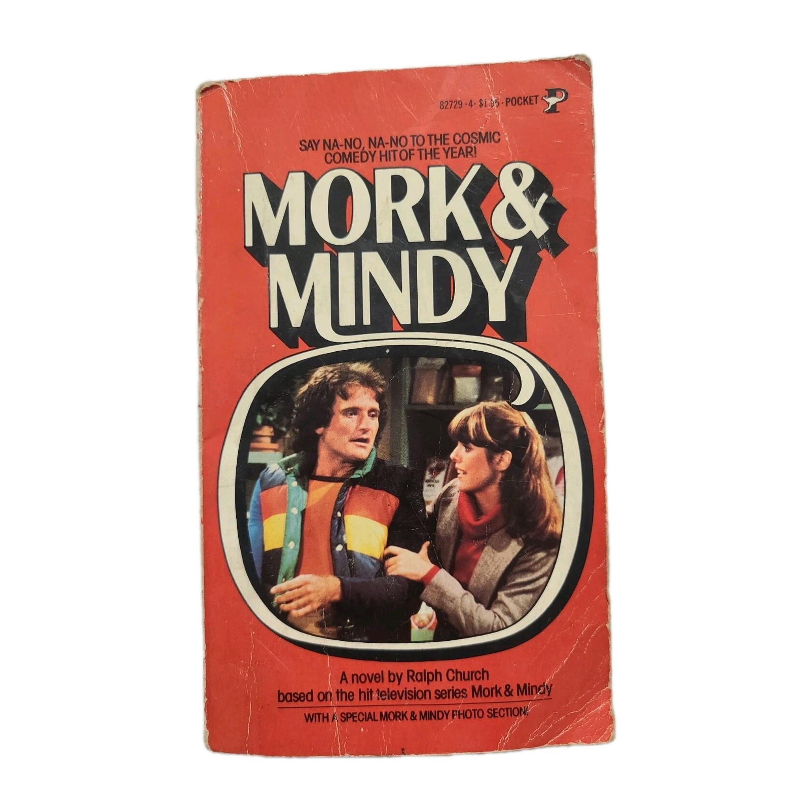 Mork & Mindy by Ralph Church Paperback w/ 16 Pages Of Photos Robin Williams Ork