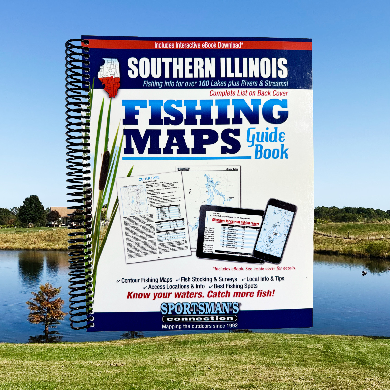 Southern Illinois Fishing Map Guidebook