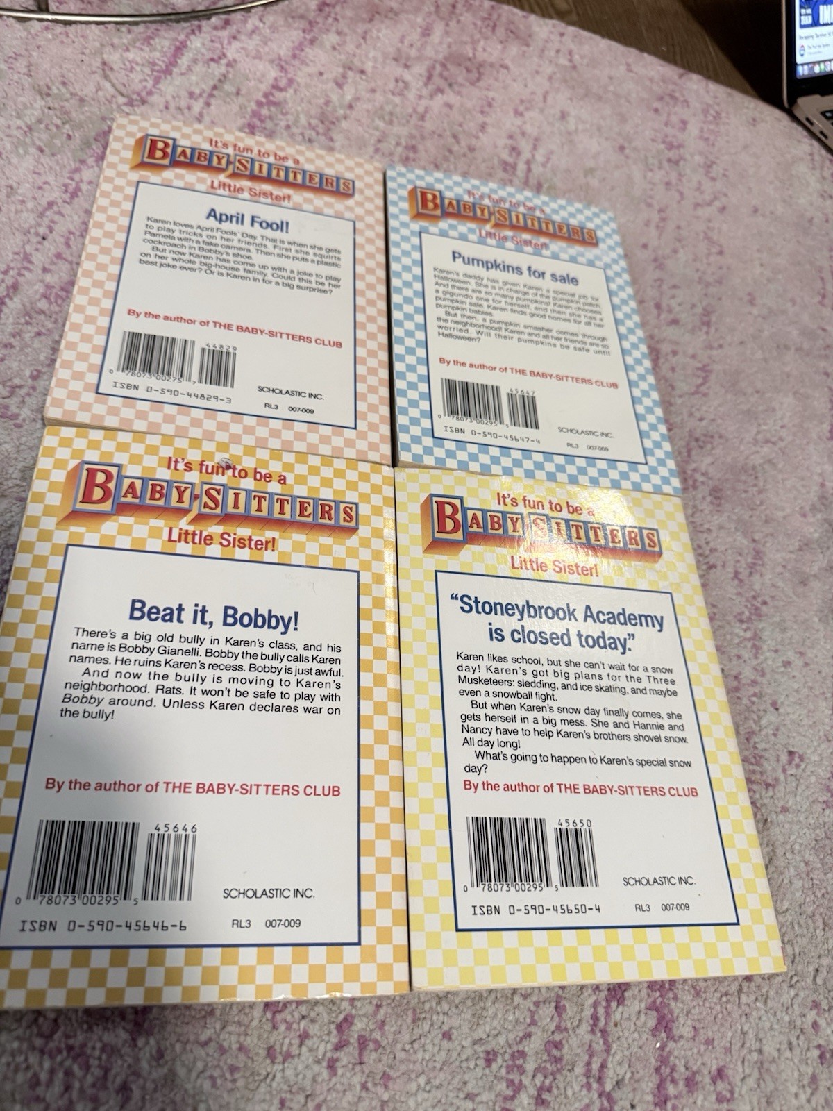 Lot of 29 Babysitters Little Sister Books, Little Apple Scholastic – No Repeats
