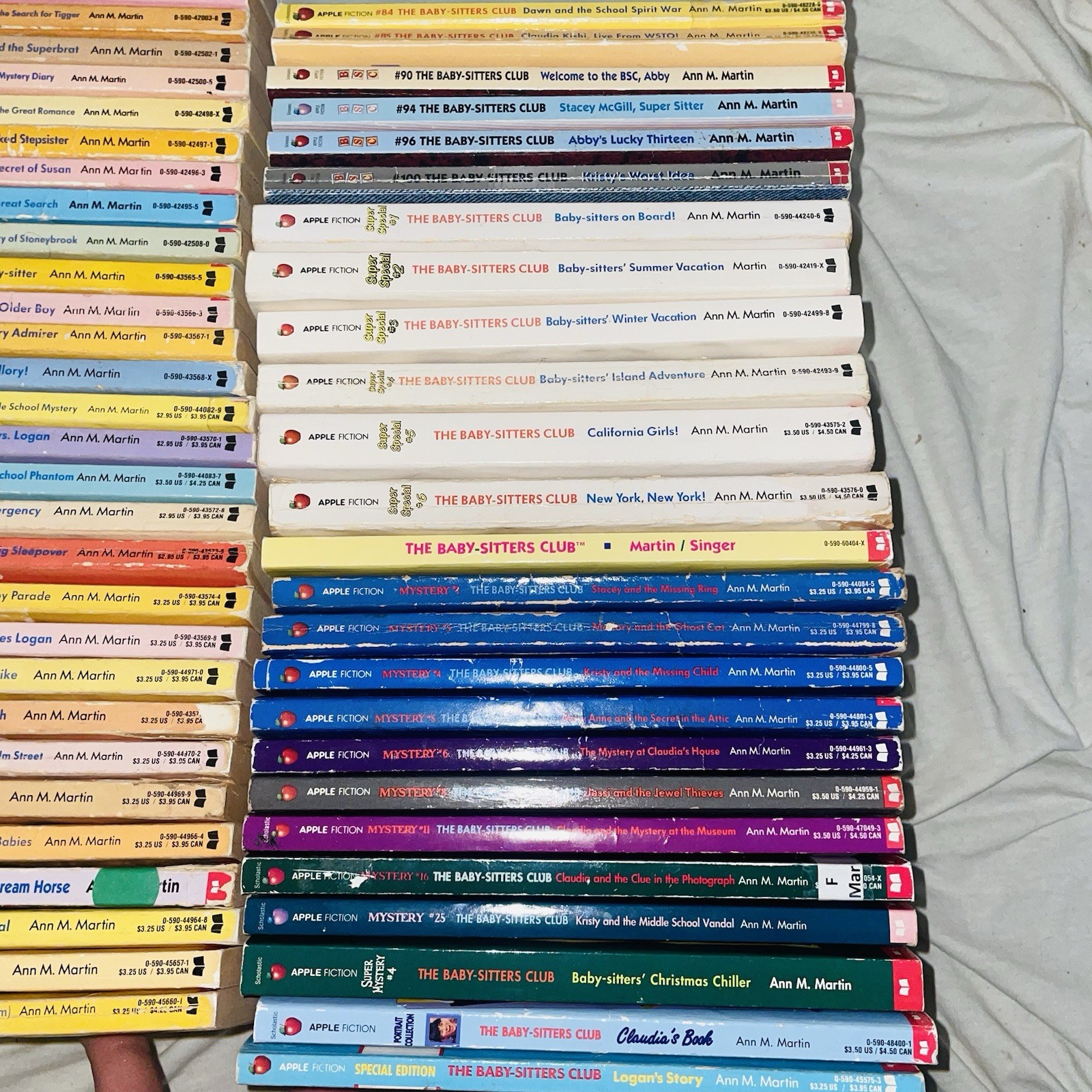 Lot of 78 Vintage The Babysitters Club Books by Ann Martin 1990s *No Duplicates*