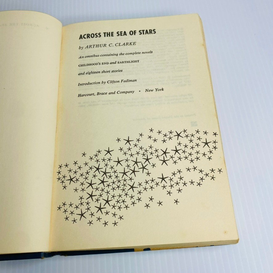 Across the Sea of Stars – Arthur C. Clarke – HC/DJ Book Club Edition