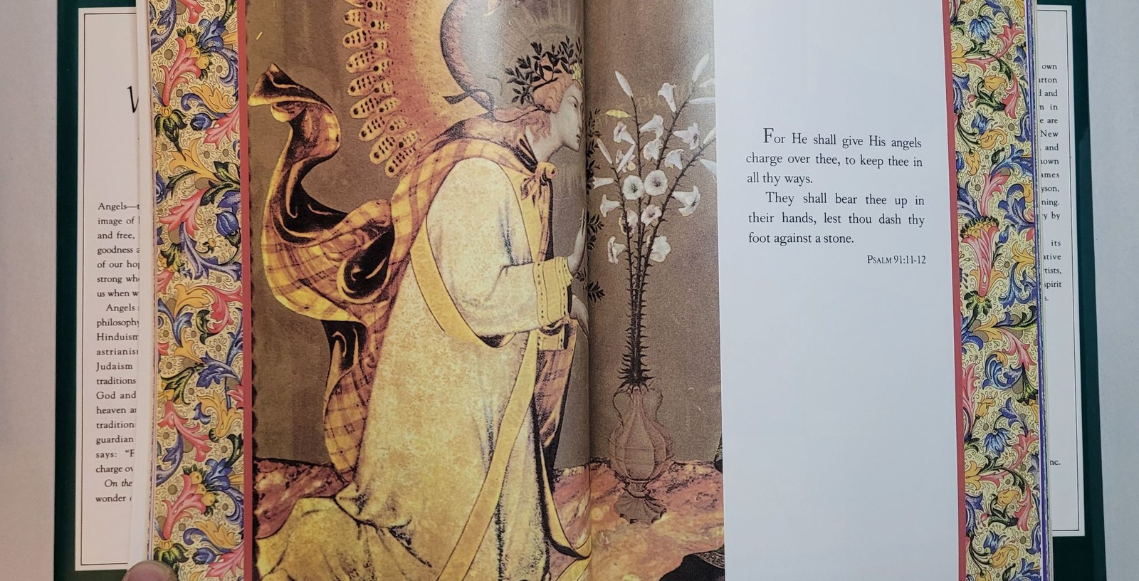 On the Wings of Angels Gail Harvey Hardcover Dust Jacket Gramercy 1993 Illus