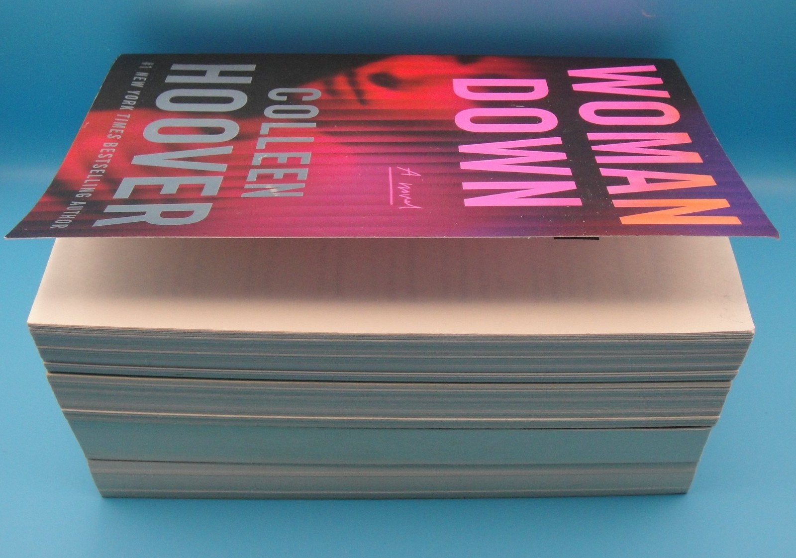 4 COLLEEN HOOVER Paperback Lot WOMAN DOWN Reminders of Him REGRETTING YOU Verity