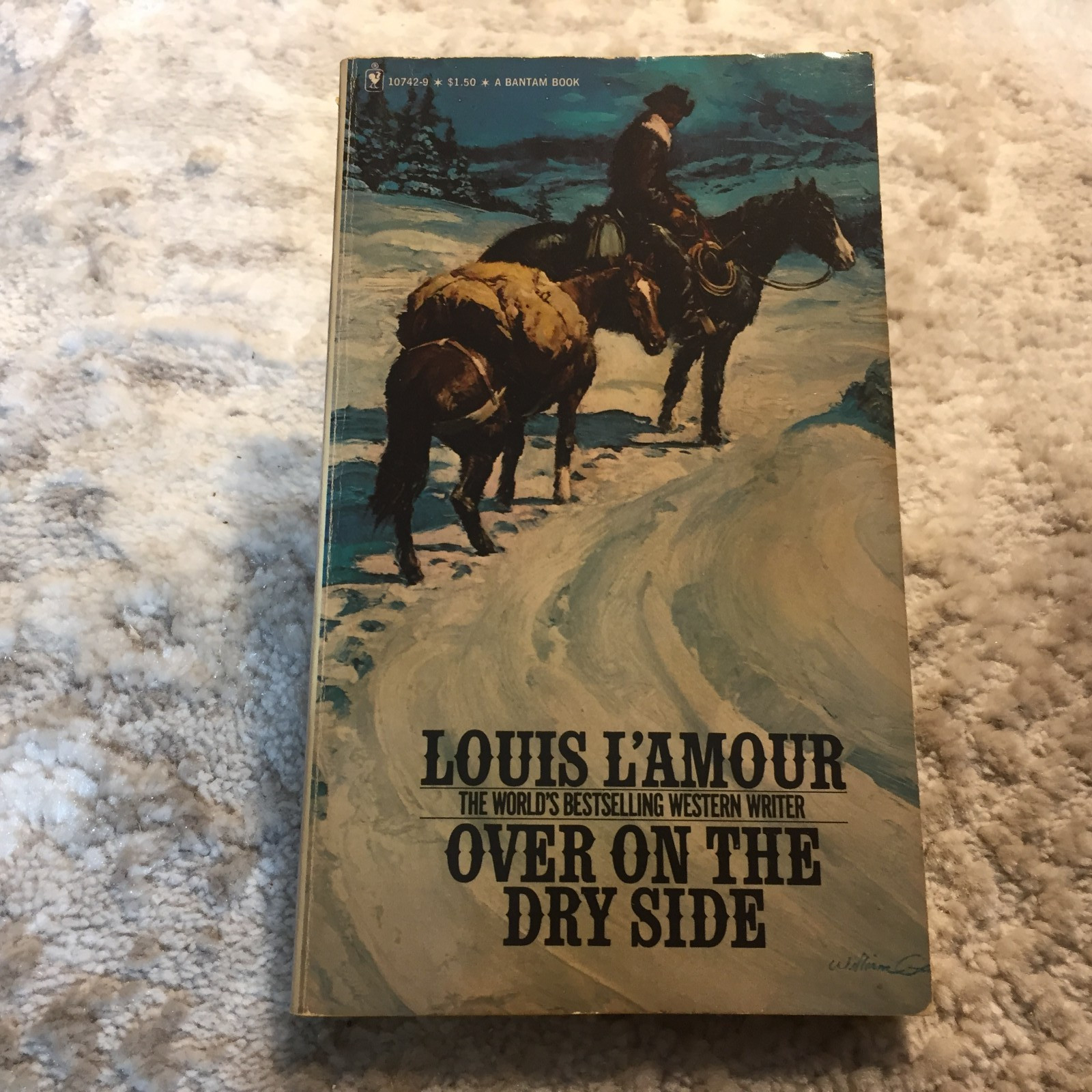 Over On The Dry Side Louis L’Amour 1977 Bantam Books Winter Trail Survival Book