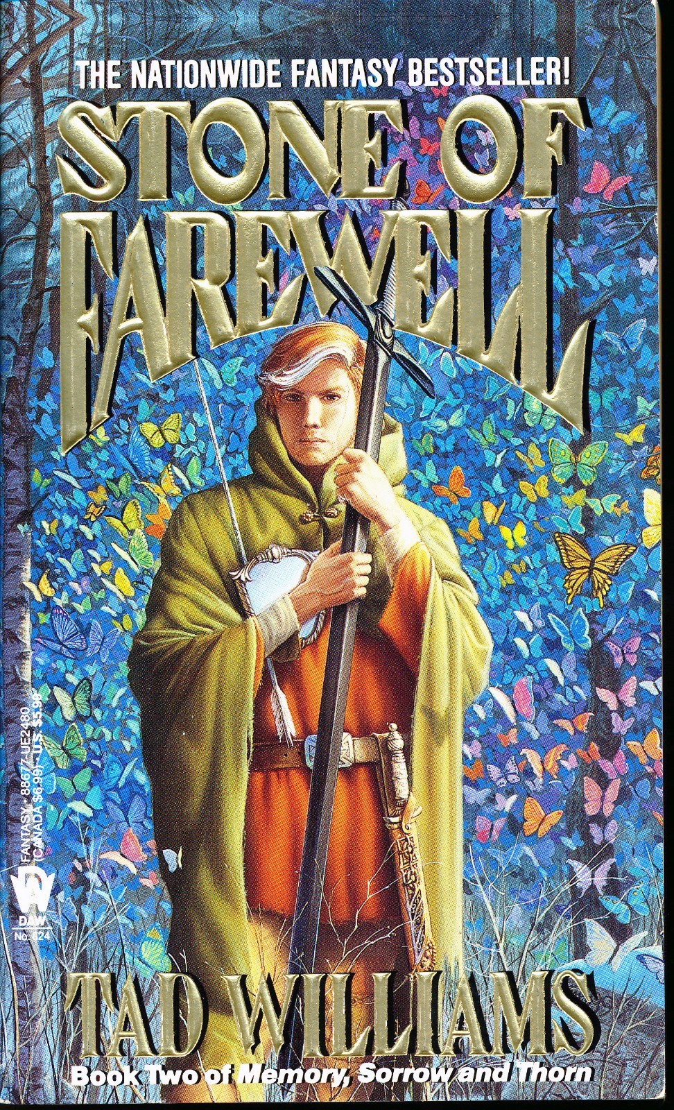 Stone of Farewell by Tad Williams, DAW 824, 1991 first printing