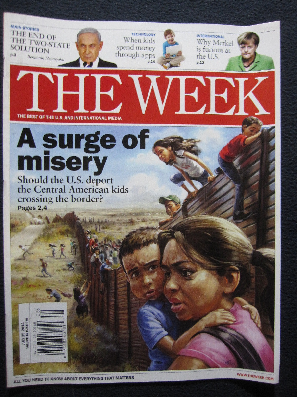 The Week Magazine July 25 2014 Should the U.S. Deport Central American Kids?