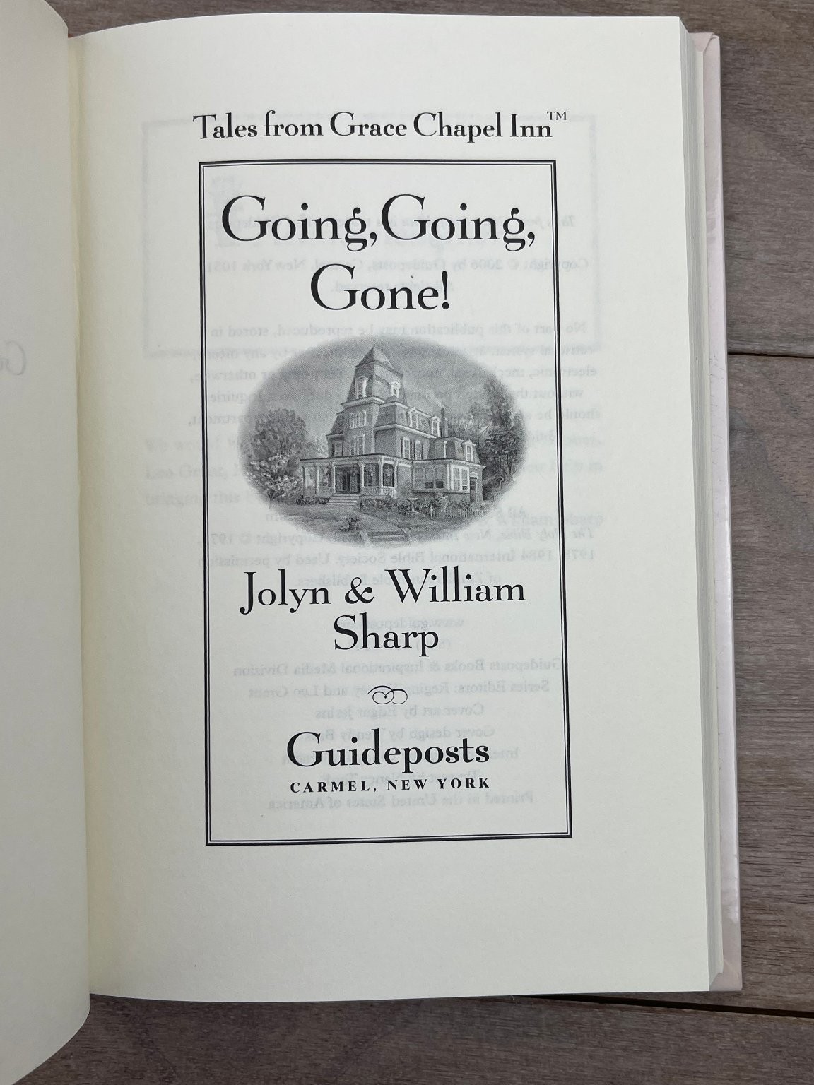 Going, Going, Gone! Jolyn & William Sharp 2006 First Edition Guideposts