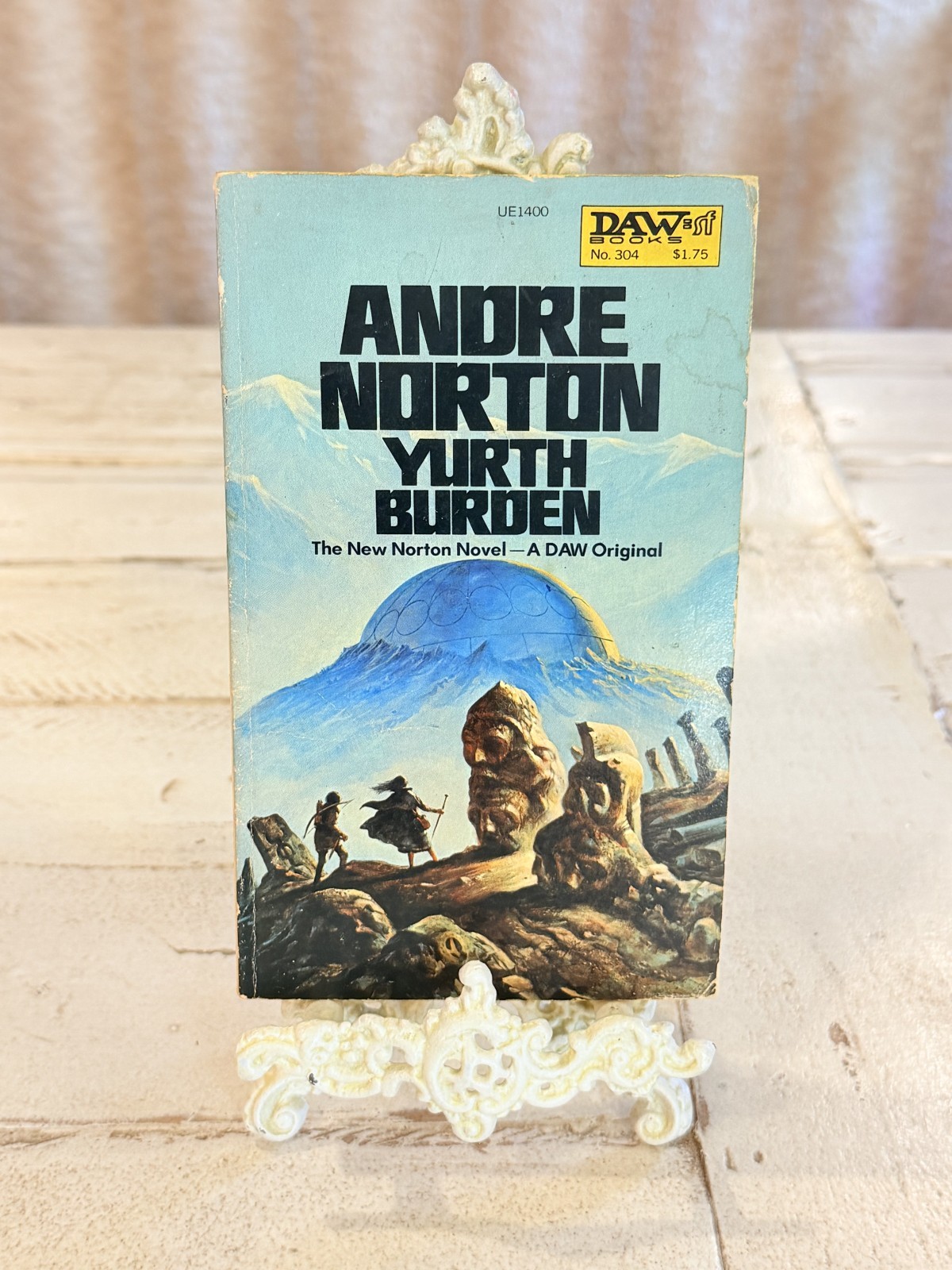 Andre Norton Yurth Burden 1978 DAW Books 1st Printing Vintage Sci-Fi Paperback