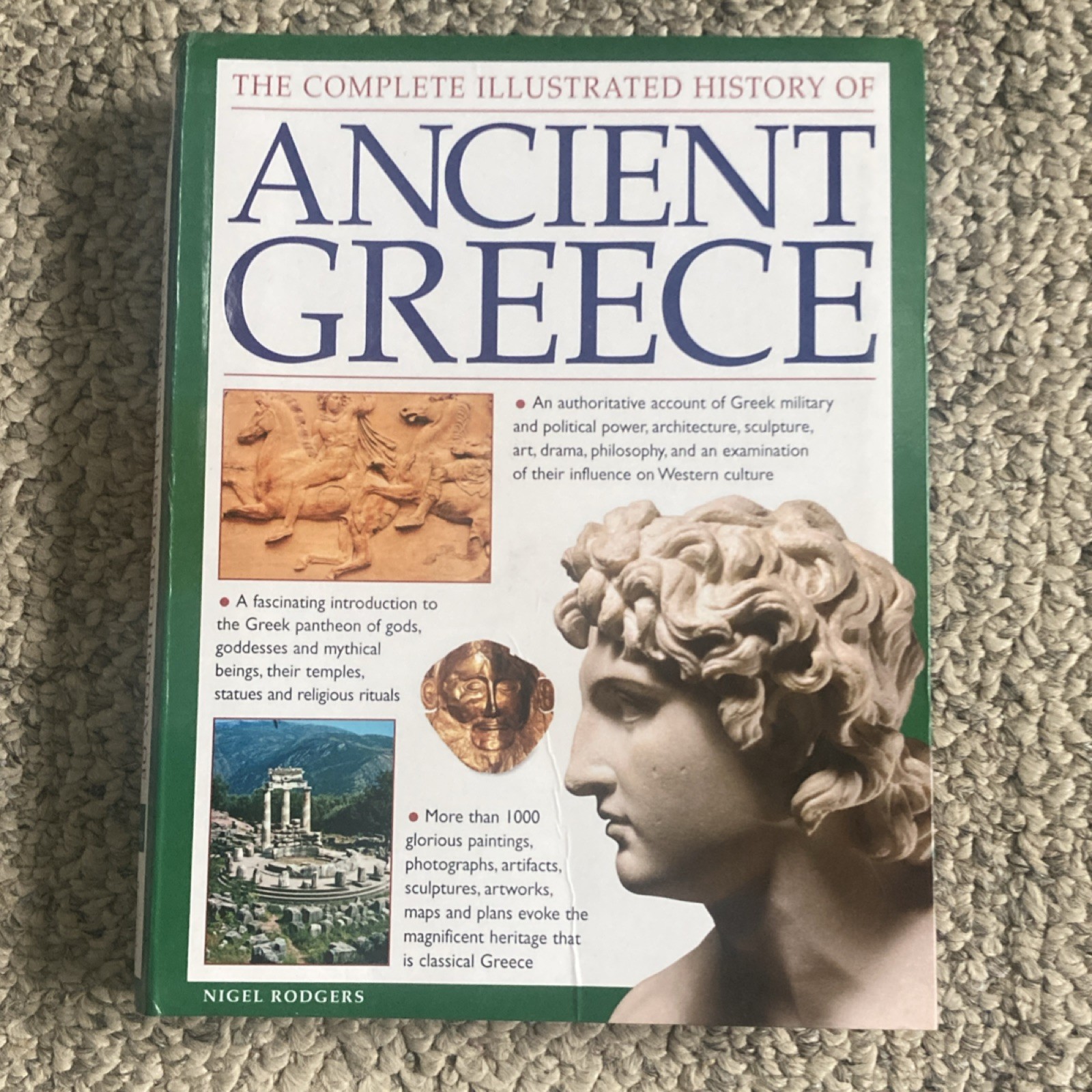 Nigel Rodgers Complete Illustrated History Ancient Greece Hardcover Hermes House