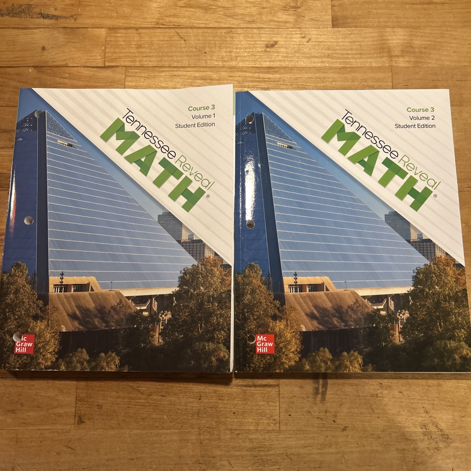 Tennessee Reveal Math – Course 3 Vol. 1 + 2 – Student Edition – Mc Graw Hill