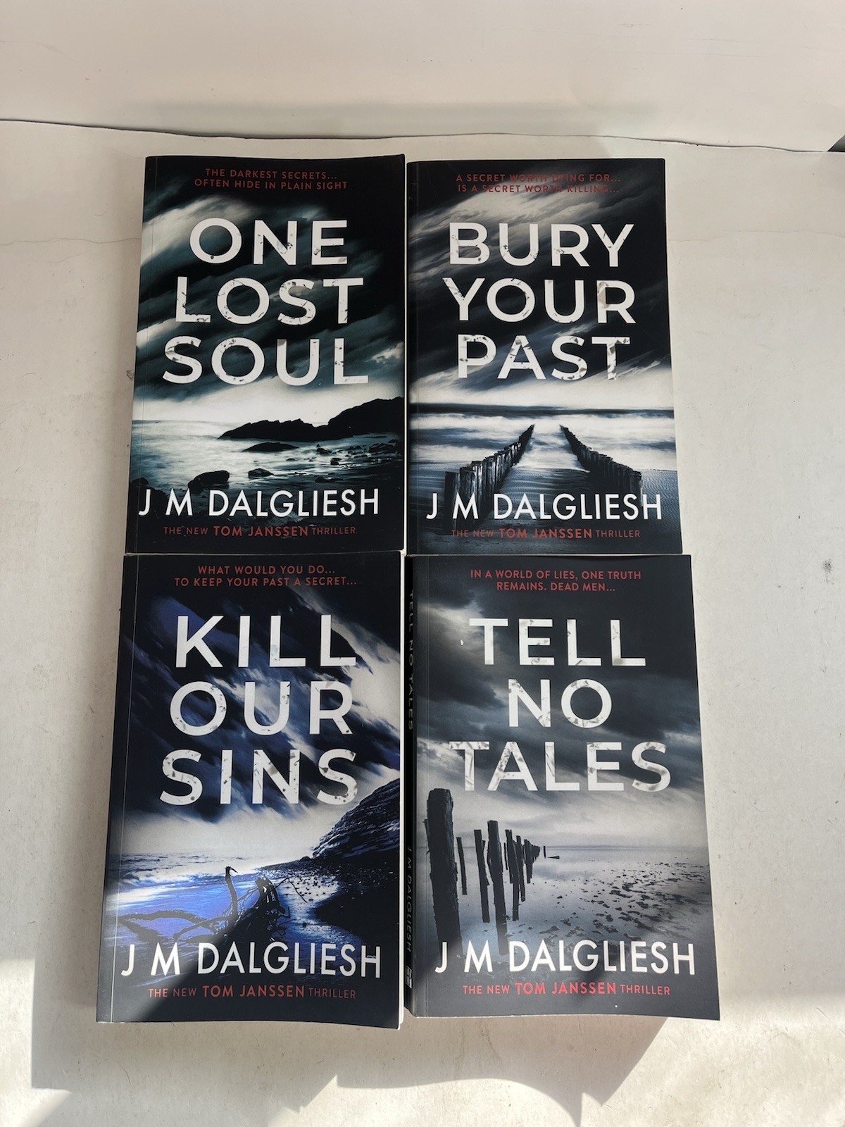 J M Dalgliesh Set Lot 4 Tom Janssen Novels 1, 2, 3, 4 Hidden Norfolk Series PB