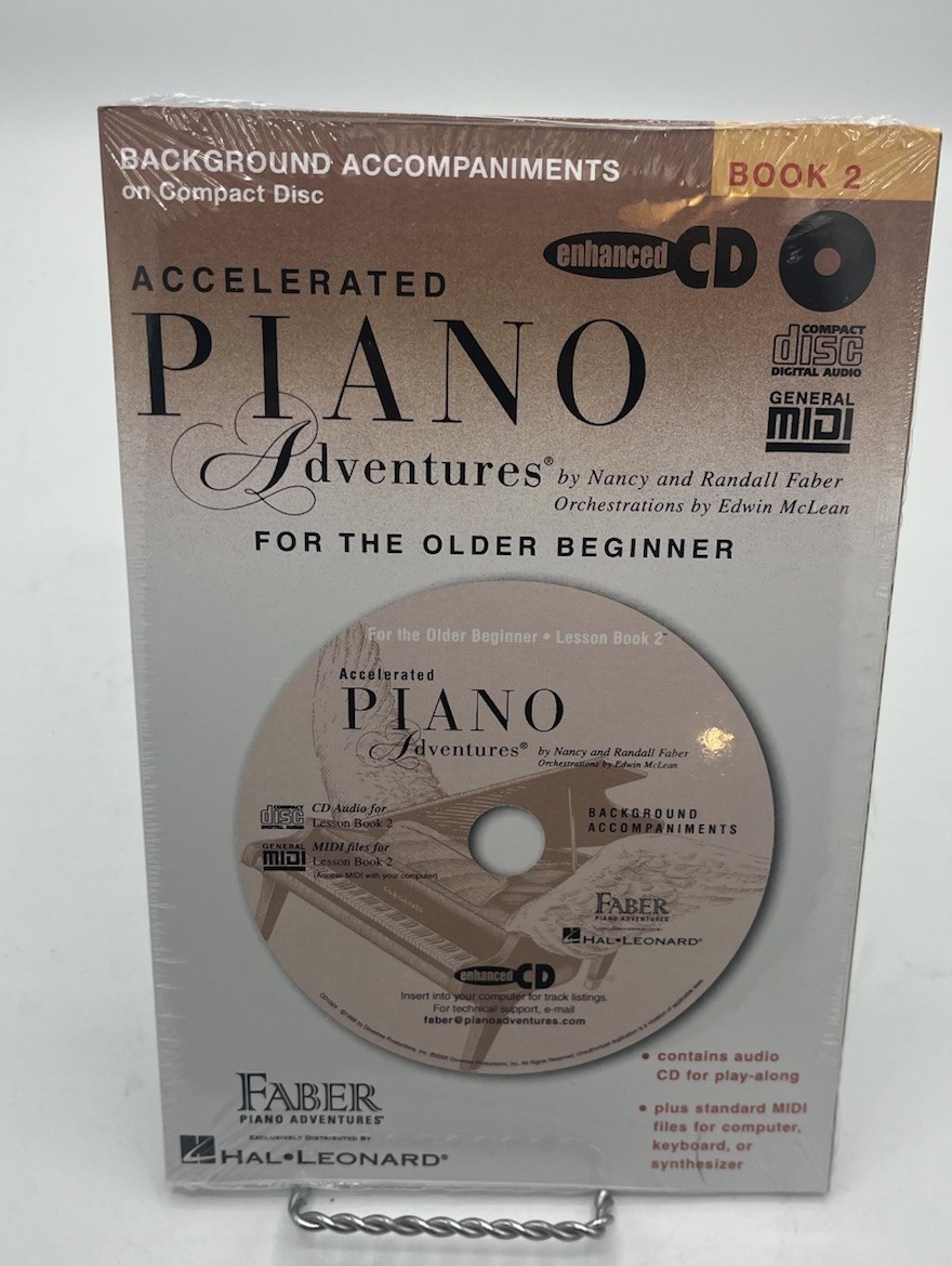 Accelerated Piano Adventures for the Older Beginner Lesson Book 2 Accompaniment
