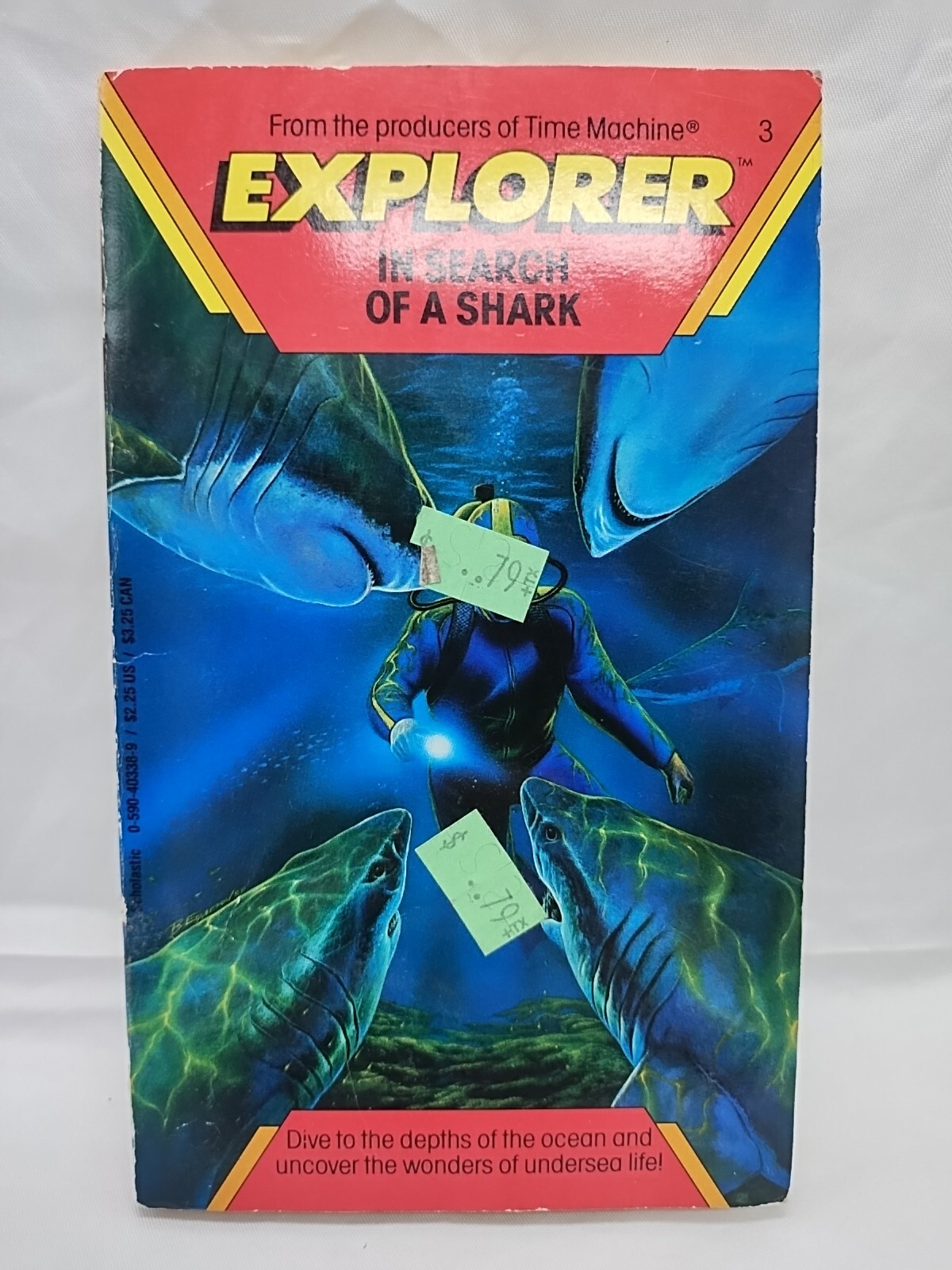 *Some Damage* Explorer In Search Of A Shark Choose Your Own Adventure Book