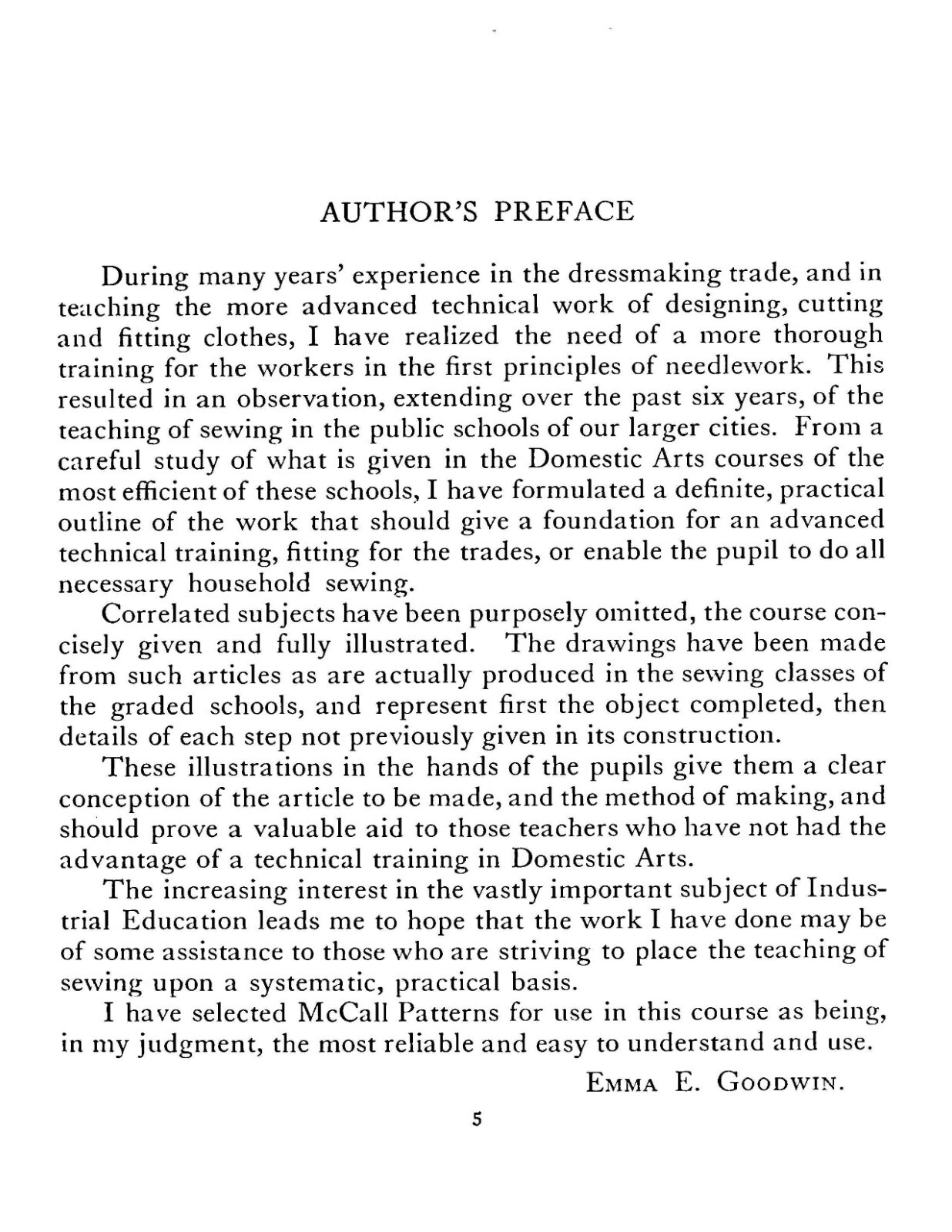 Goodwin’s Course in sewing 1910 (48 Pages)