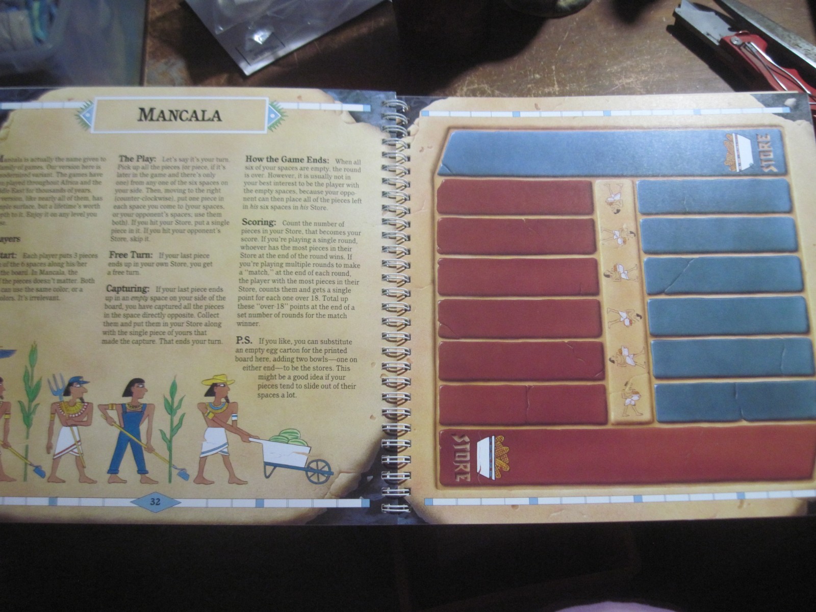 The Book of Classic Board Games with Other (Klutz) – Spiral-bound – GOOD