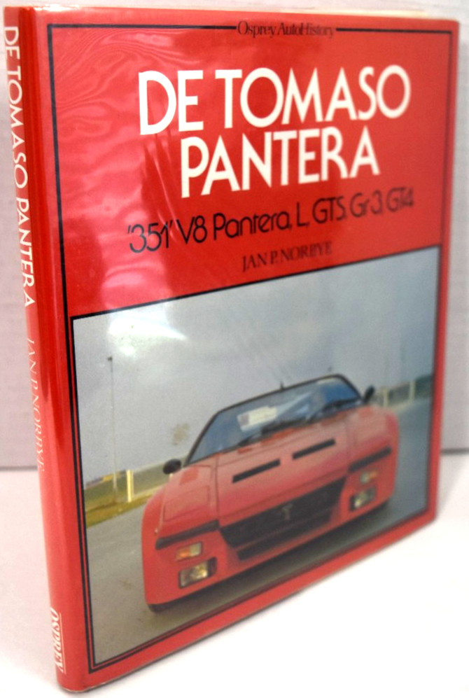 De Tomaso Pantera: ‘351’ V8 Pantera, L, GTS, Gr3, GT4 Osprey Jan P. Norbye *VG*