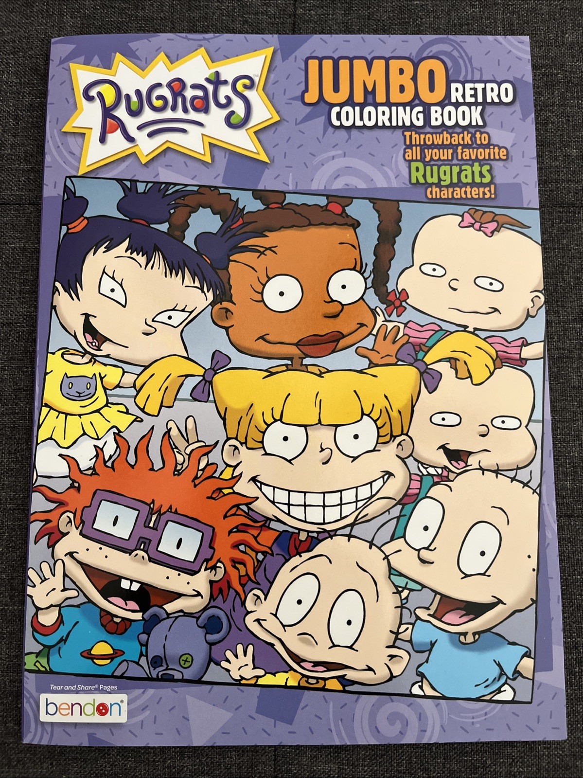 Bendon – Rugrats Jumbo Retro Coloring Book | 80 Pages of Nostalgic Fun