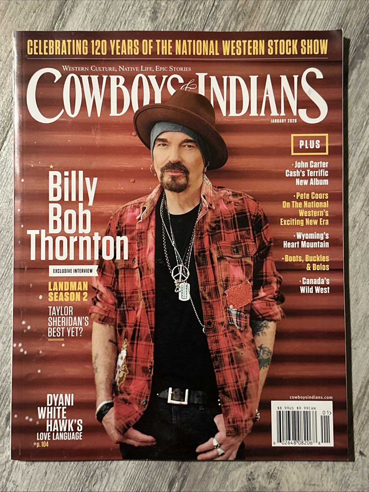 COWBOYS & INDIANS Magazine January 2026 BILLY BOB THORNTON