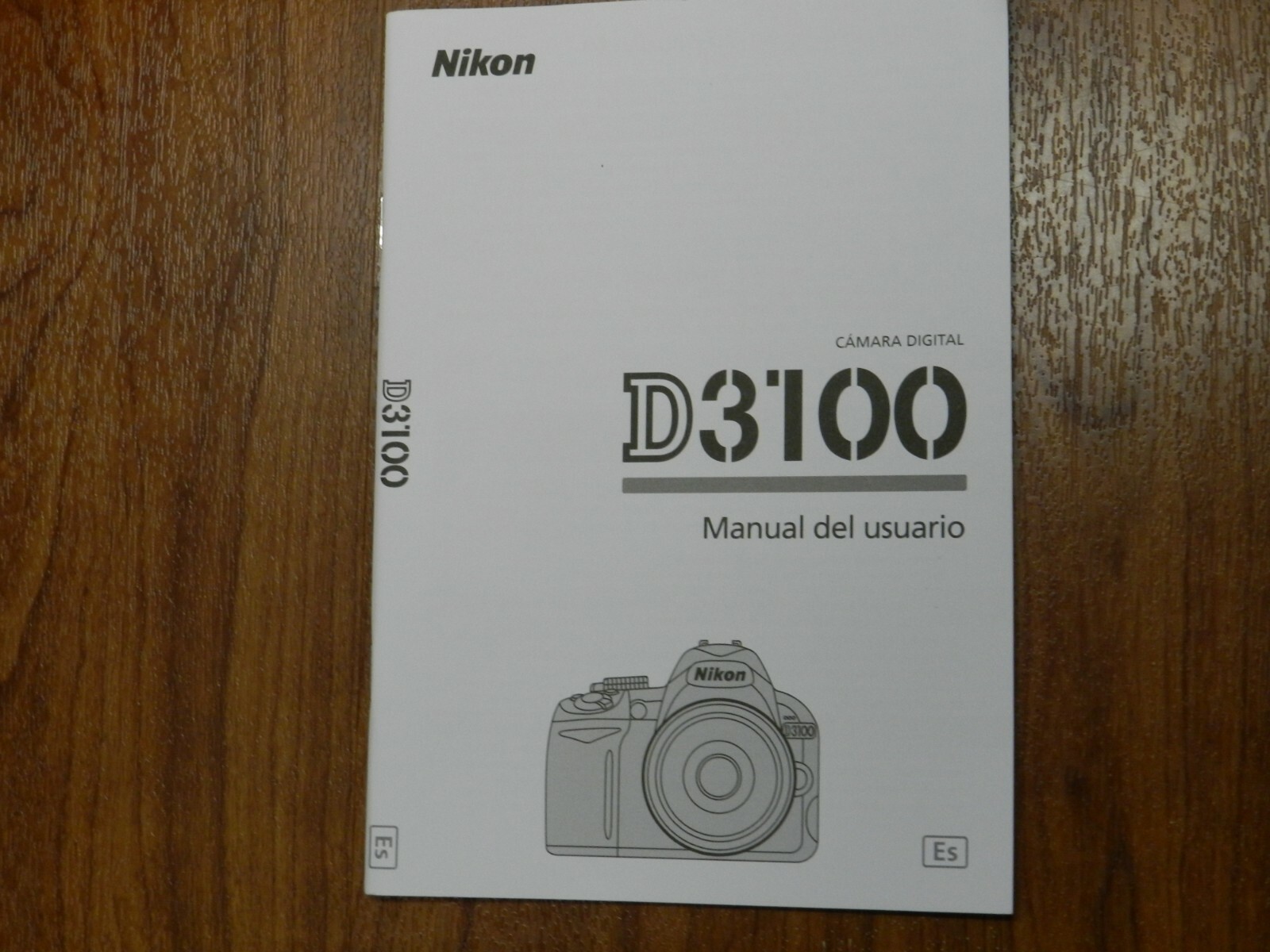 Genuine Nikon D3100 Instruction User’s Guide Manual 68 pages ⚠️ SPANISH ONLY ⚠️