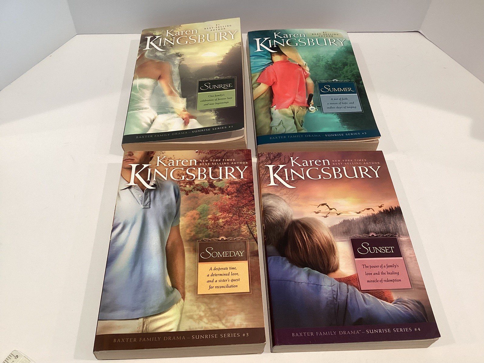 4 Karen Kingsbury Books ~ Sunrise Series ~ Sunrise/Summer/Someday/Sunset~1-4 TPB