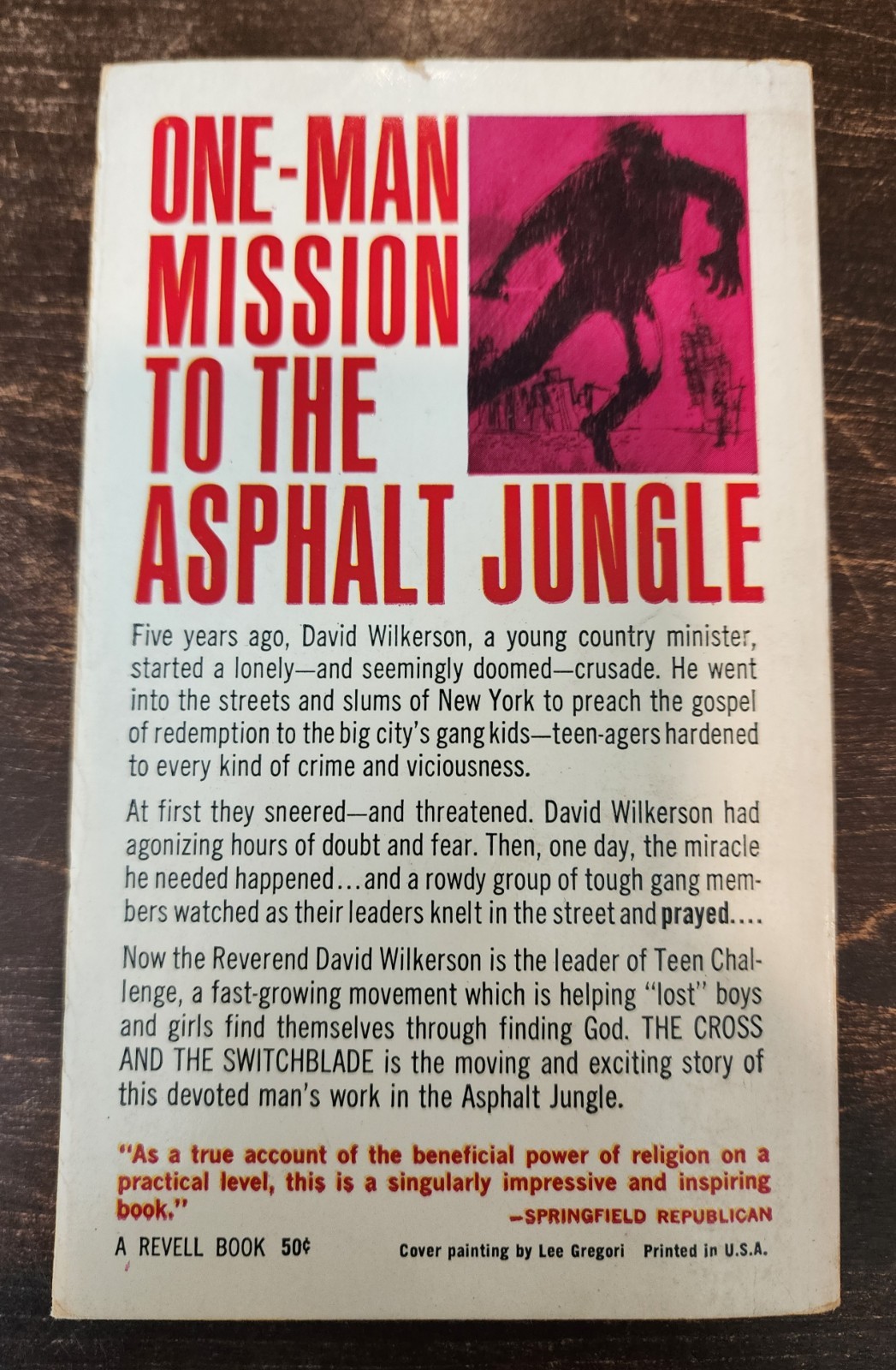 The Cross and the Switchblade First Printing Paperback Revell Printing