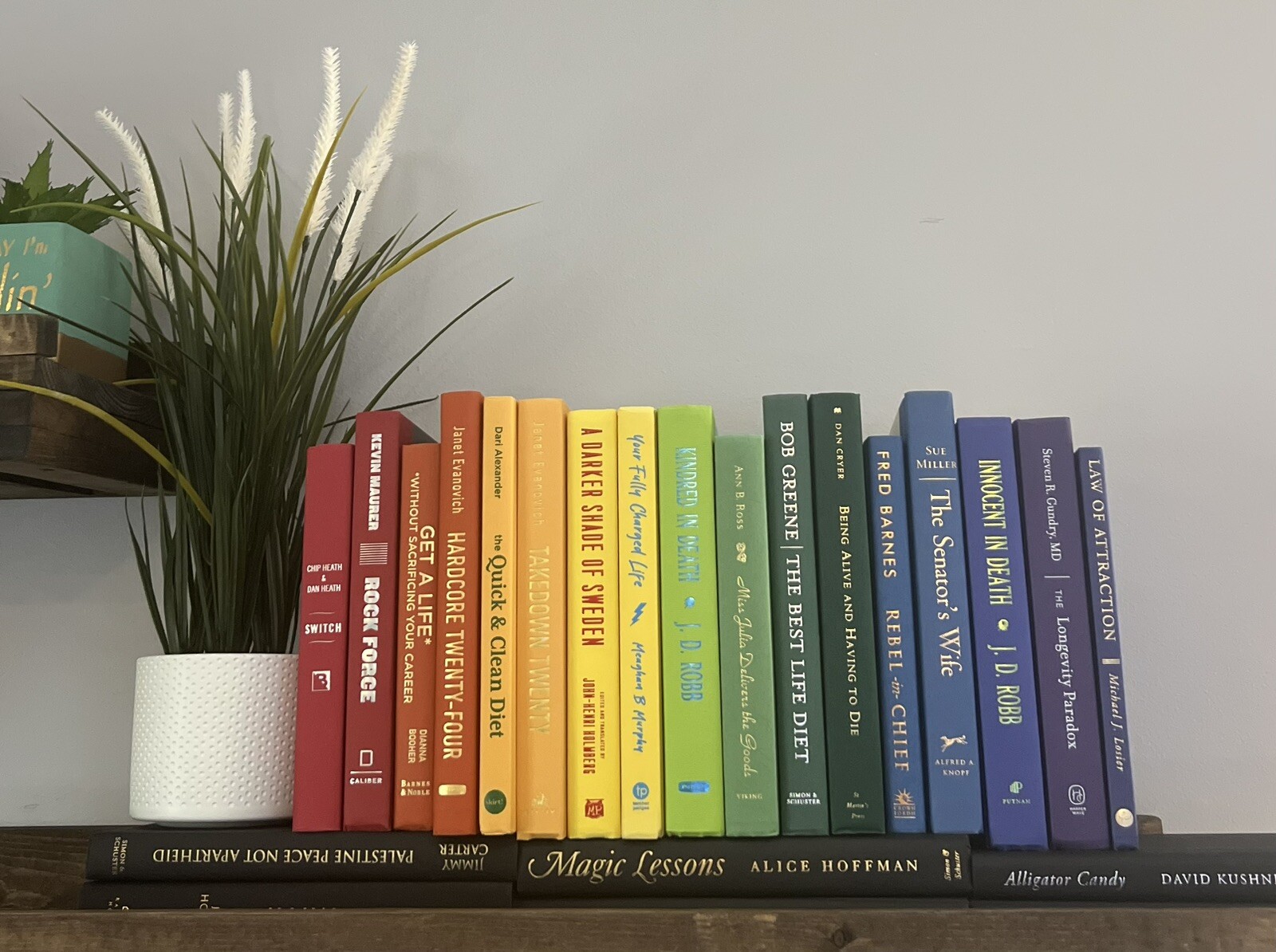 Stack of 6 colorful books for Decorating Staging | Book Decor| Home Decor.