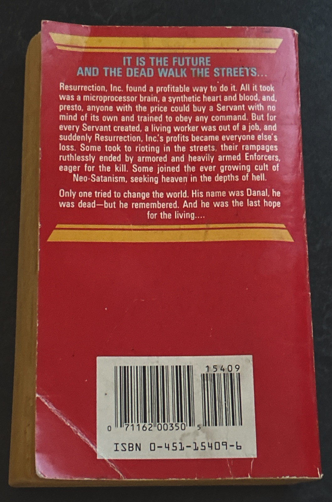 Resurrection, Inc. – Paperback, by Anderson Kevin J. – Acceptable 1988
