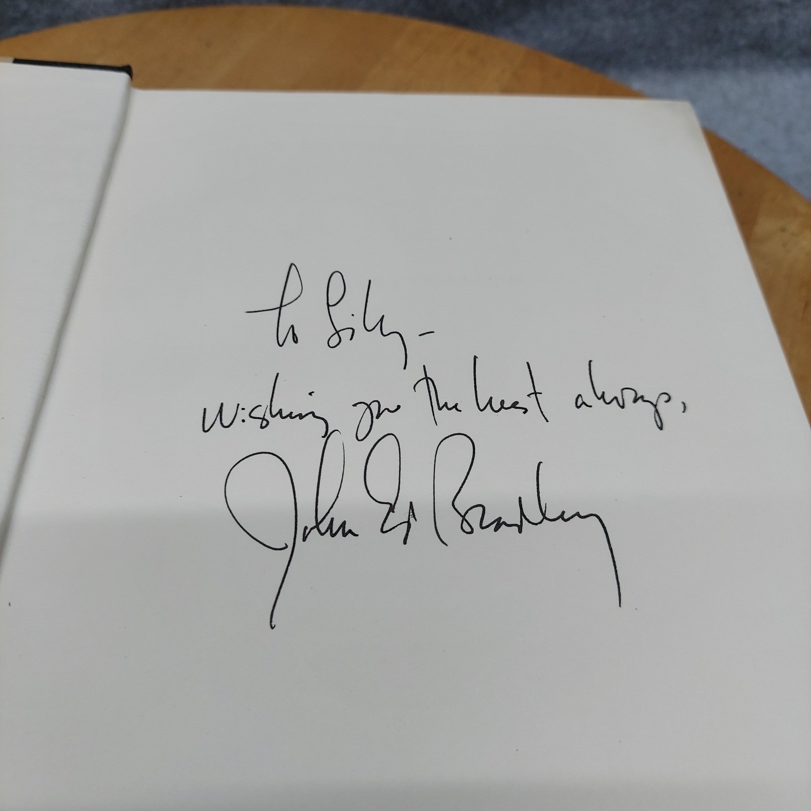Restoration John Ed Bradley Signed First Edition Hardcover 2003 New Orleans