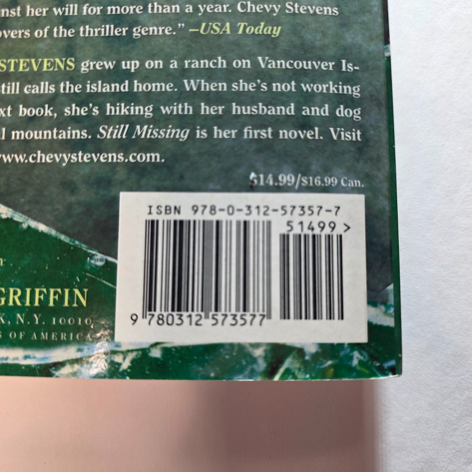 Still Missing: A Novel – Paperback By Stevens, Chevy – VERY GOOD