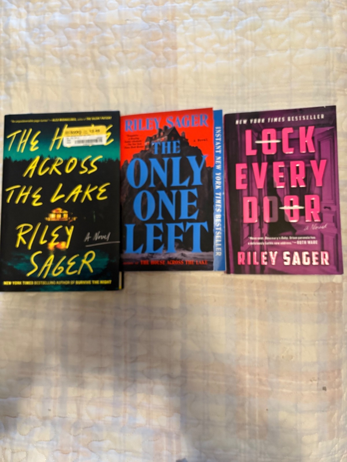 Riley Sager 3-Book Thriller Lot