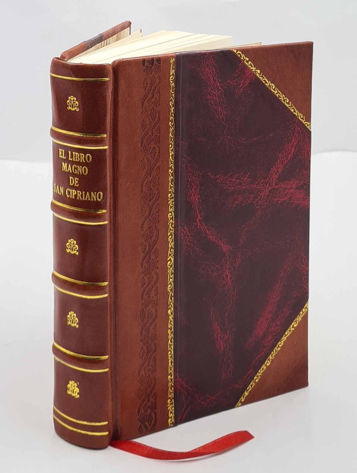 El Libro Magno De San Cipriano Tesoro Del Hechicero. 1907 [Leather Bound]