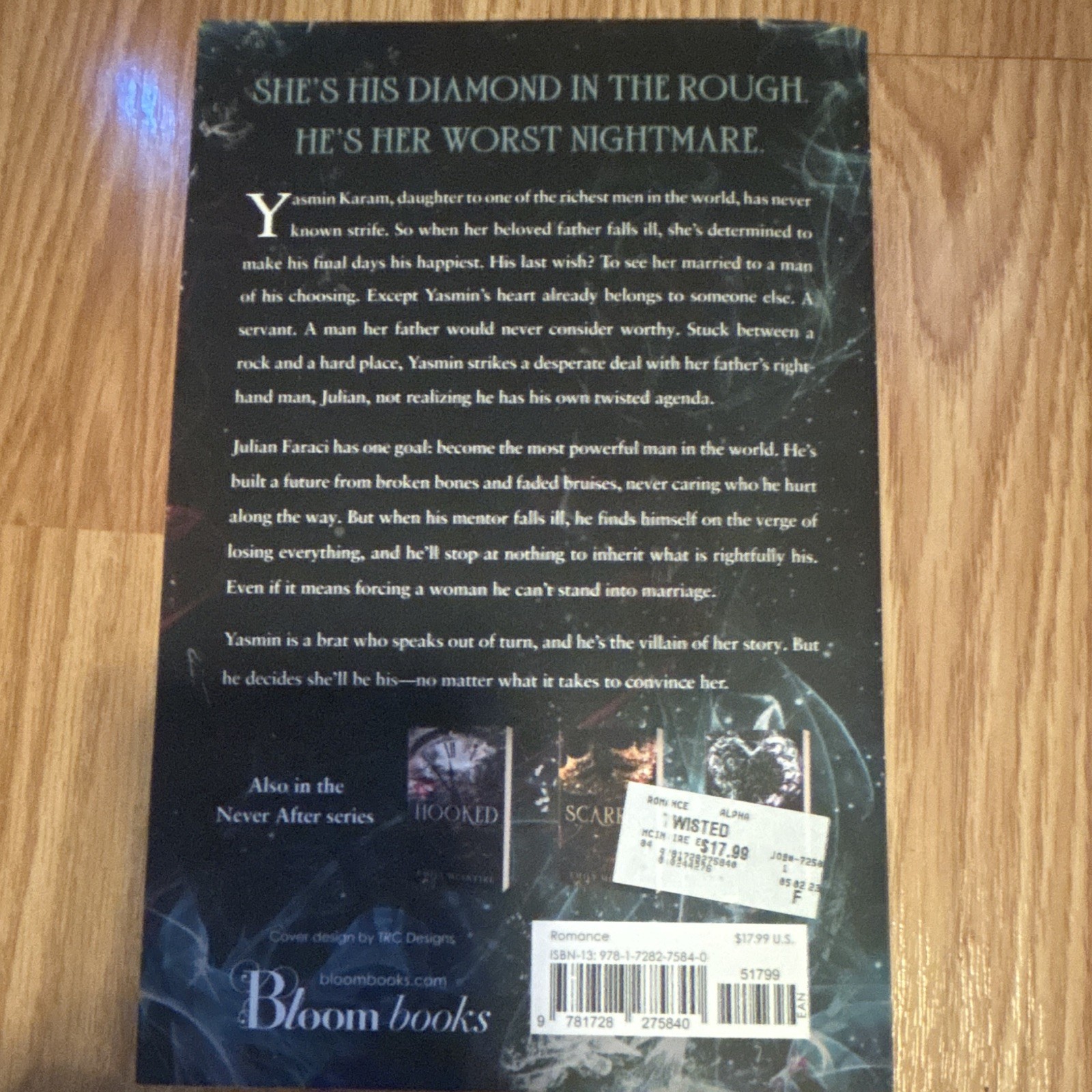 Twisted (Never After) by Emily McIntire Paperback Romance Fiction Novel