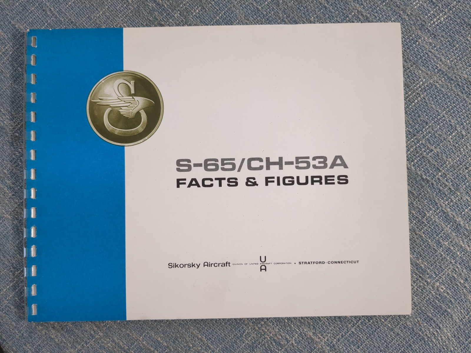 Sikorsky S-65 / CH-53A Sea Stallion Helicopter Facts & Figures 34 Pages (1960’s)